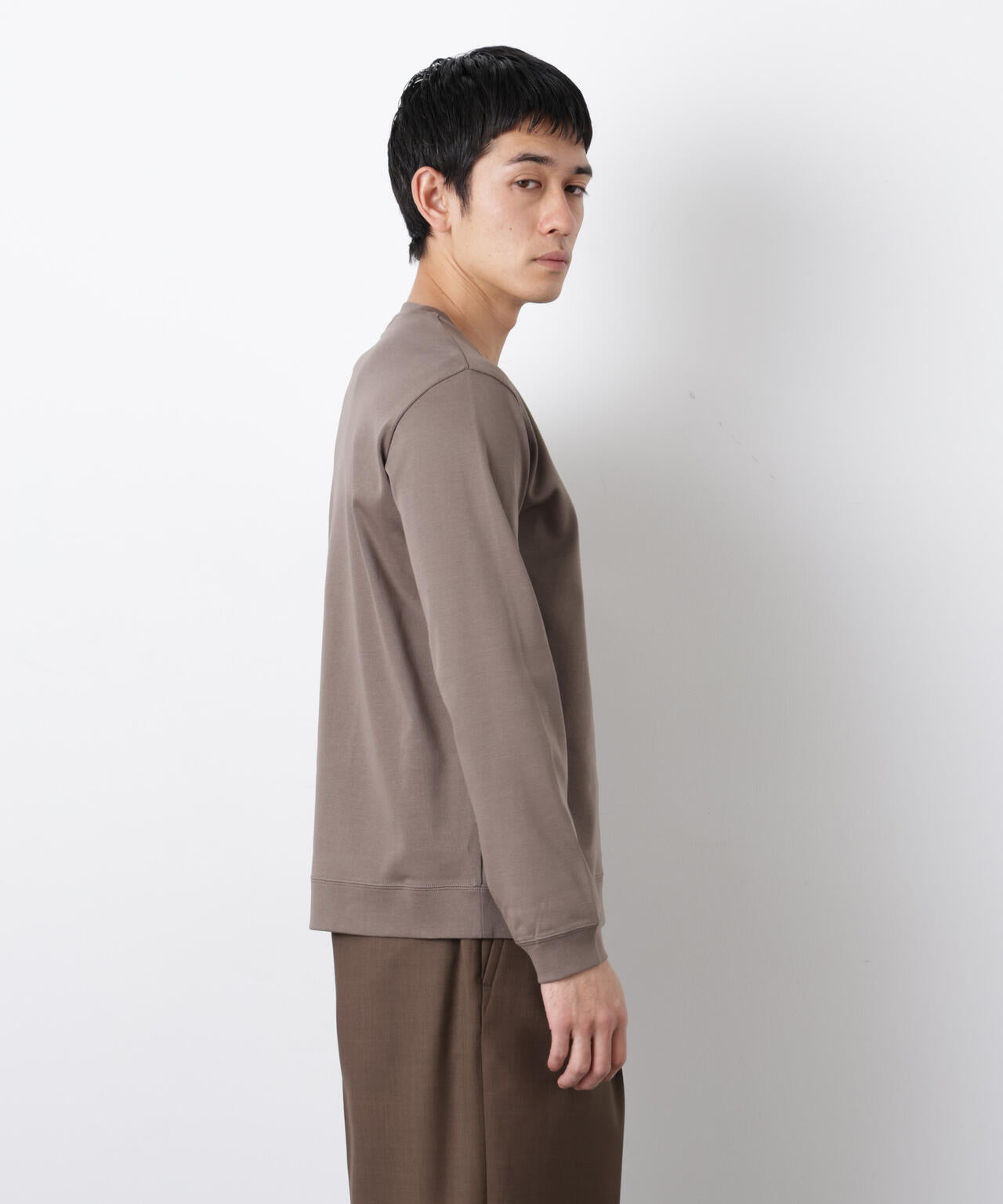 「FORMAL JERSEY」クルーネックカットソー長袖 6686123201