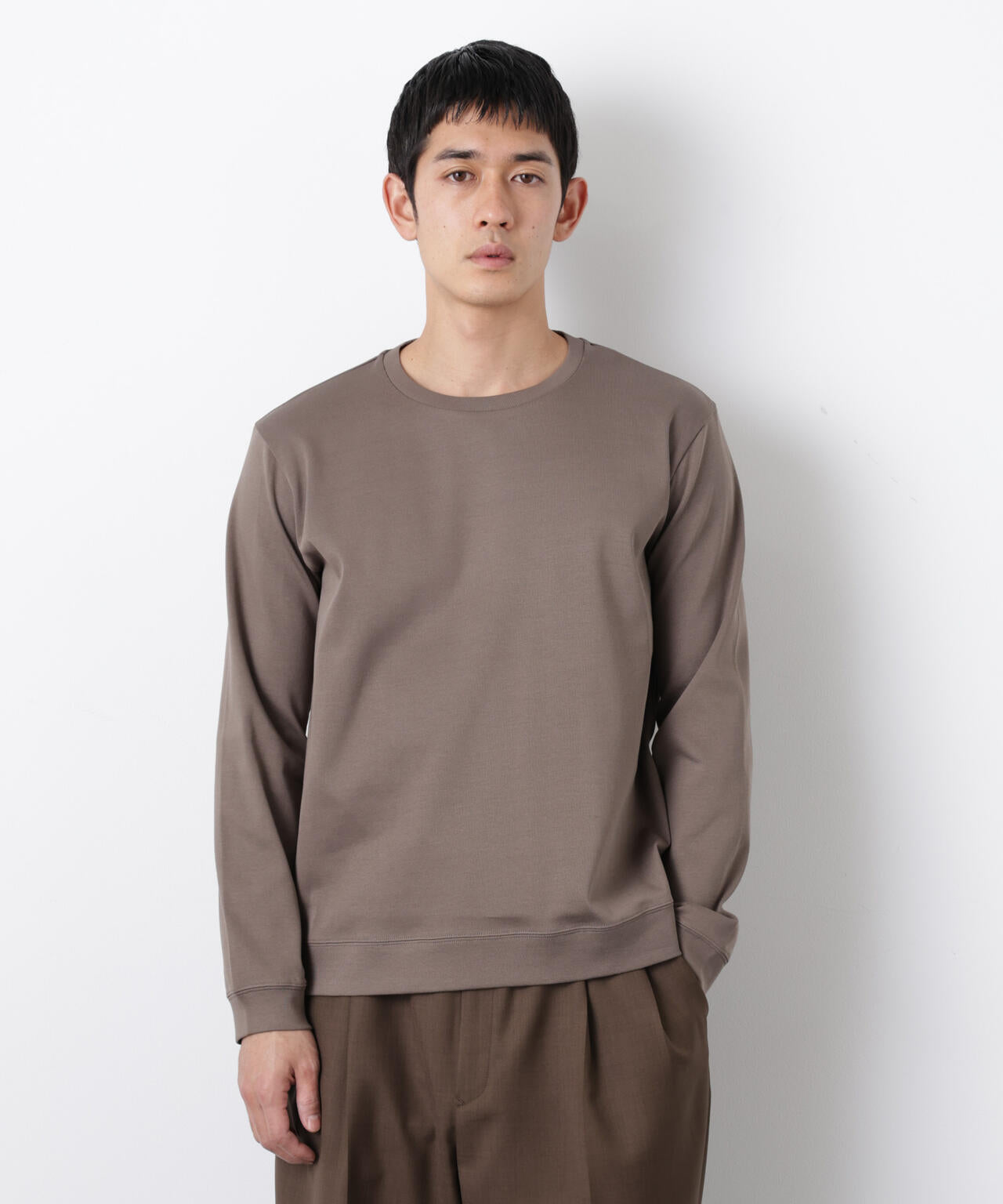 「FORMAL JERSEY」クルーネックカットソー長袖 6686123201