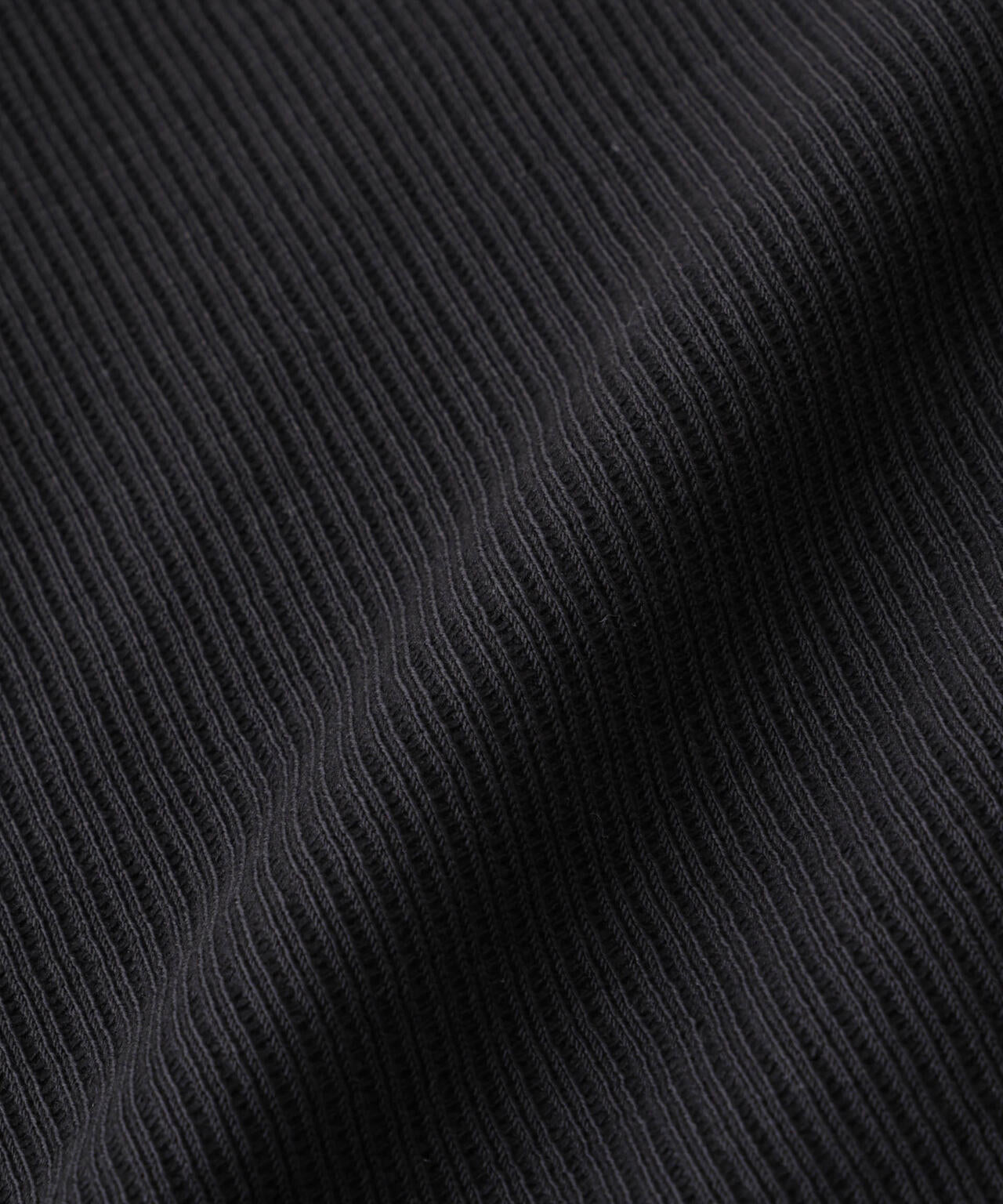 「ASSEMBLANC」 ドロップニードルリブ ヘンリーネック 6686123210