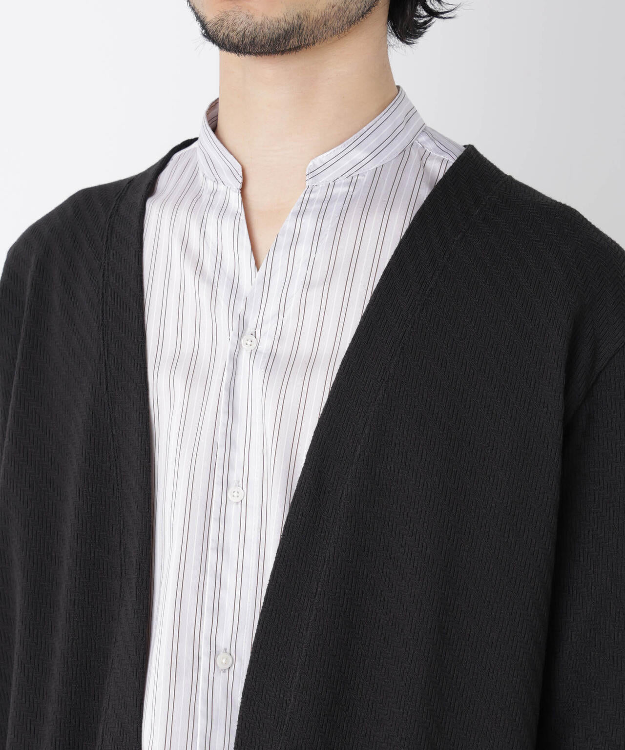 リンクスジャガードトッパーカーディガン 6686123211