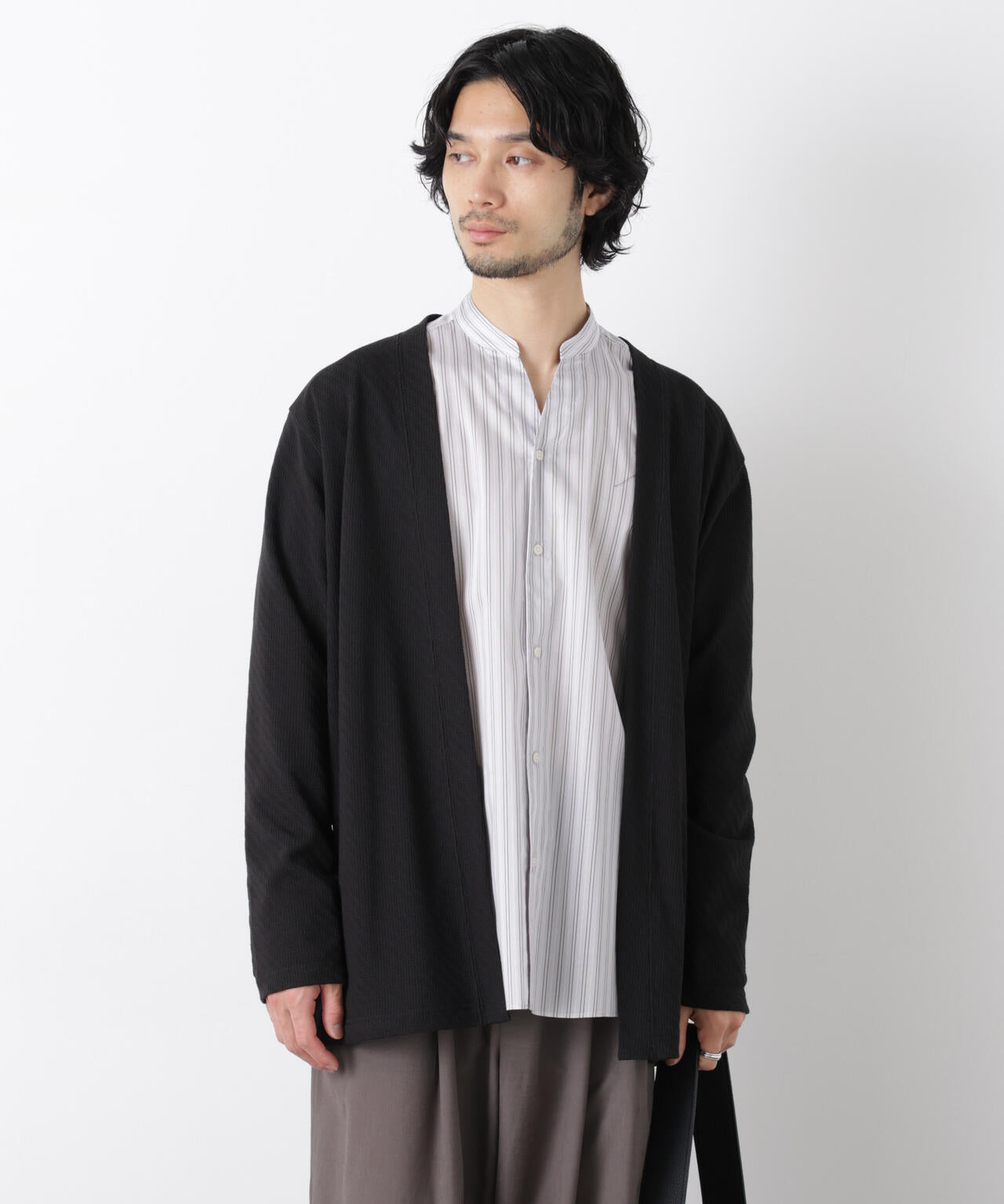 リンクスジャガードトッパーカーディガン 6686123211