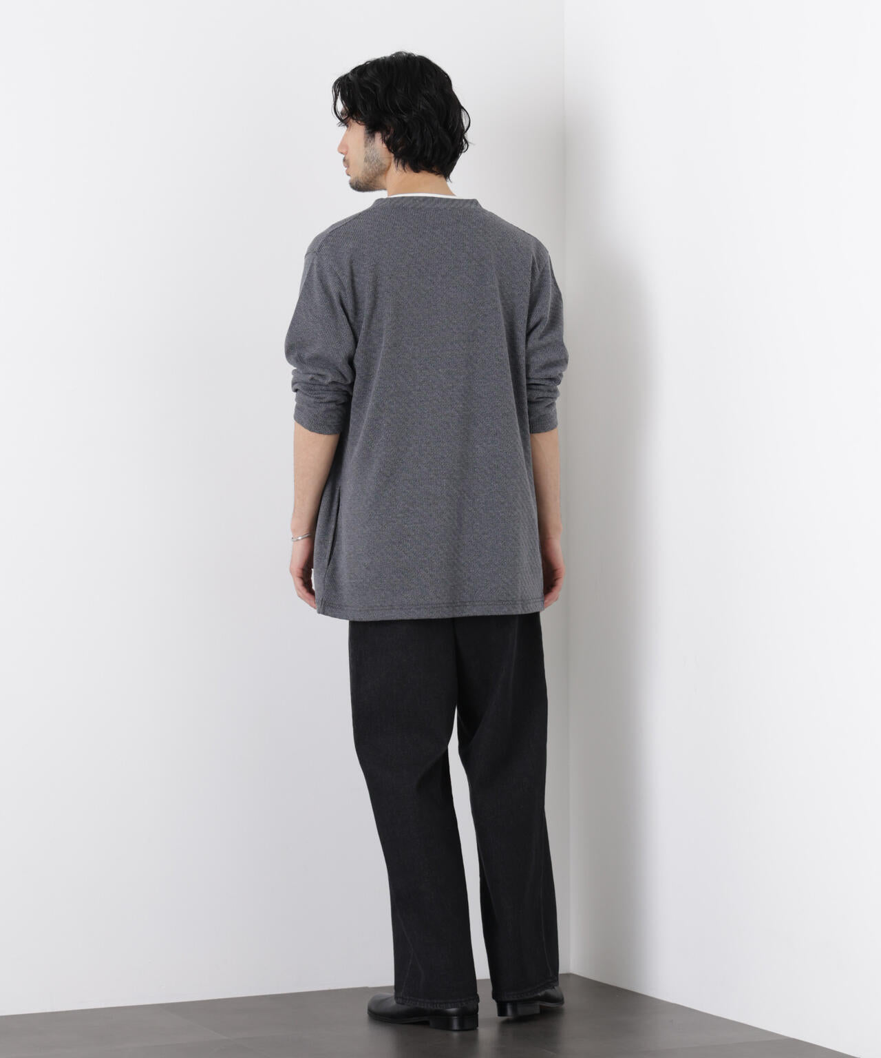 リンクスジャガードトッパーカーディガン 6686123211