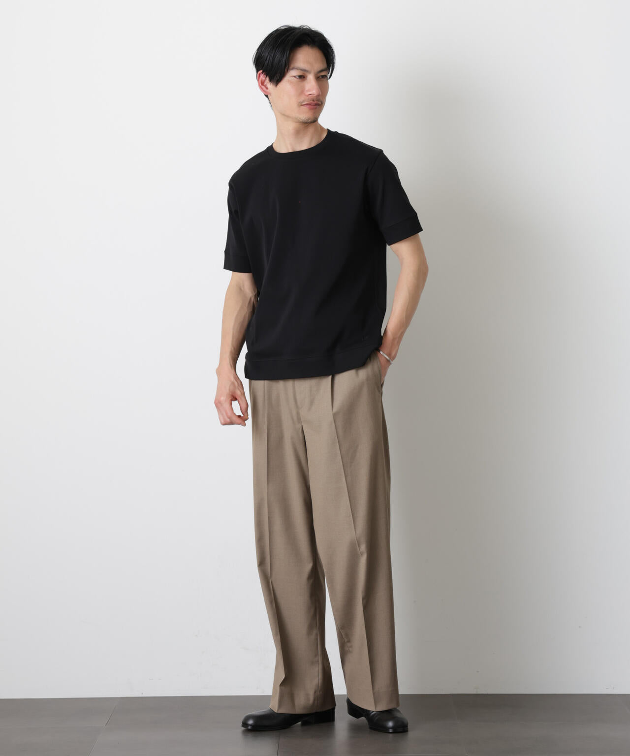 「FORMAL JERSEY」クルーネックカットソー半袖 6686124201