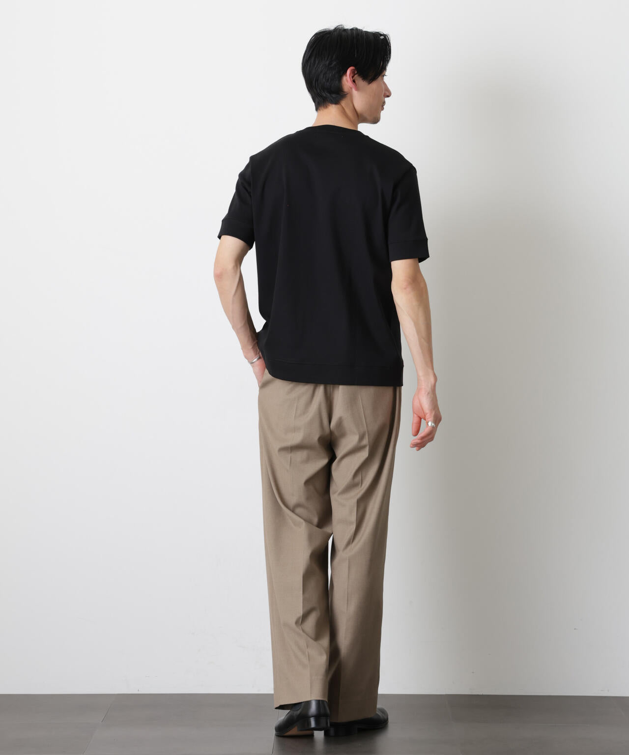 「FORMAL JERSEY」クルーネックカットソー半袖 6686124201