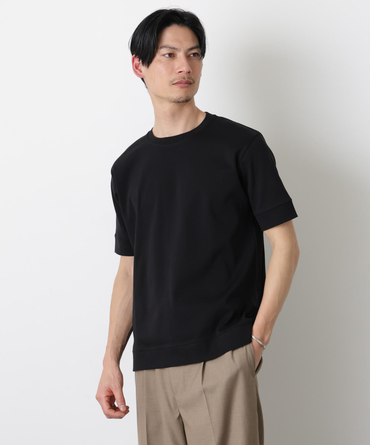 「FORMAL JERSEY」クルーネックカットソー半袖 6686124201