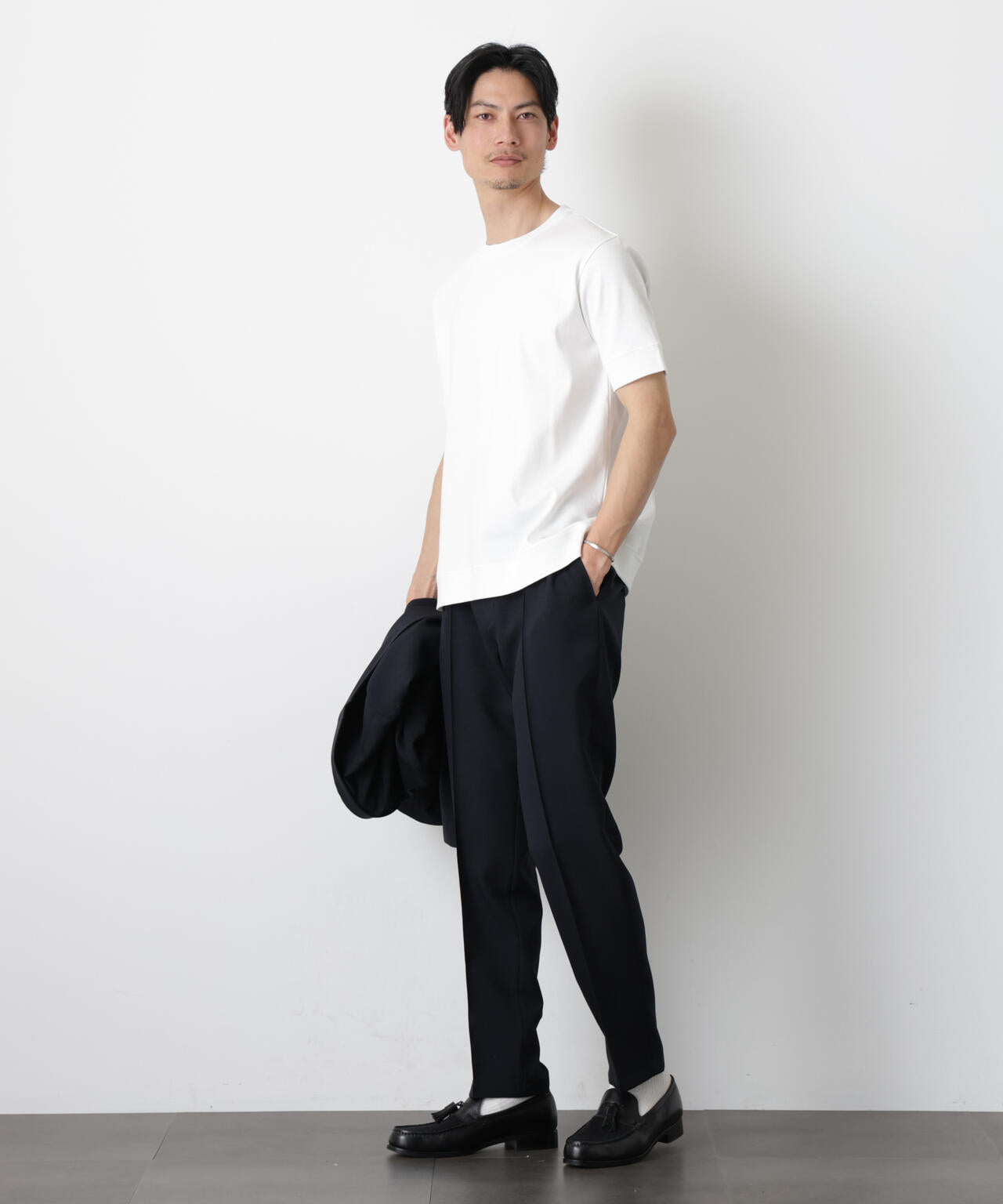 「FORMAL JERSEY」クルーネックカットソー半袖 6686124201