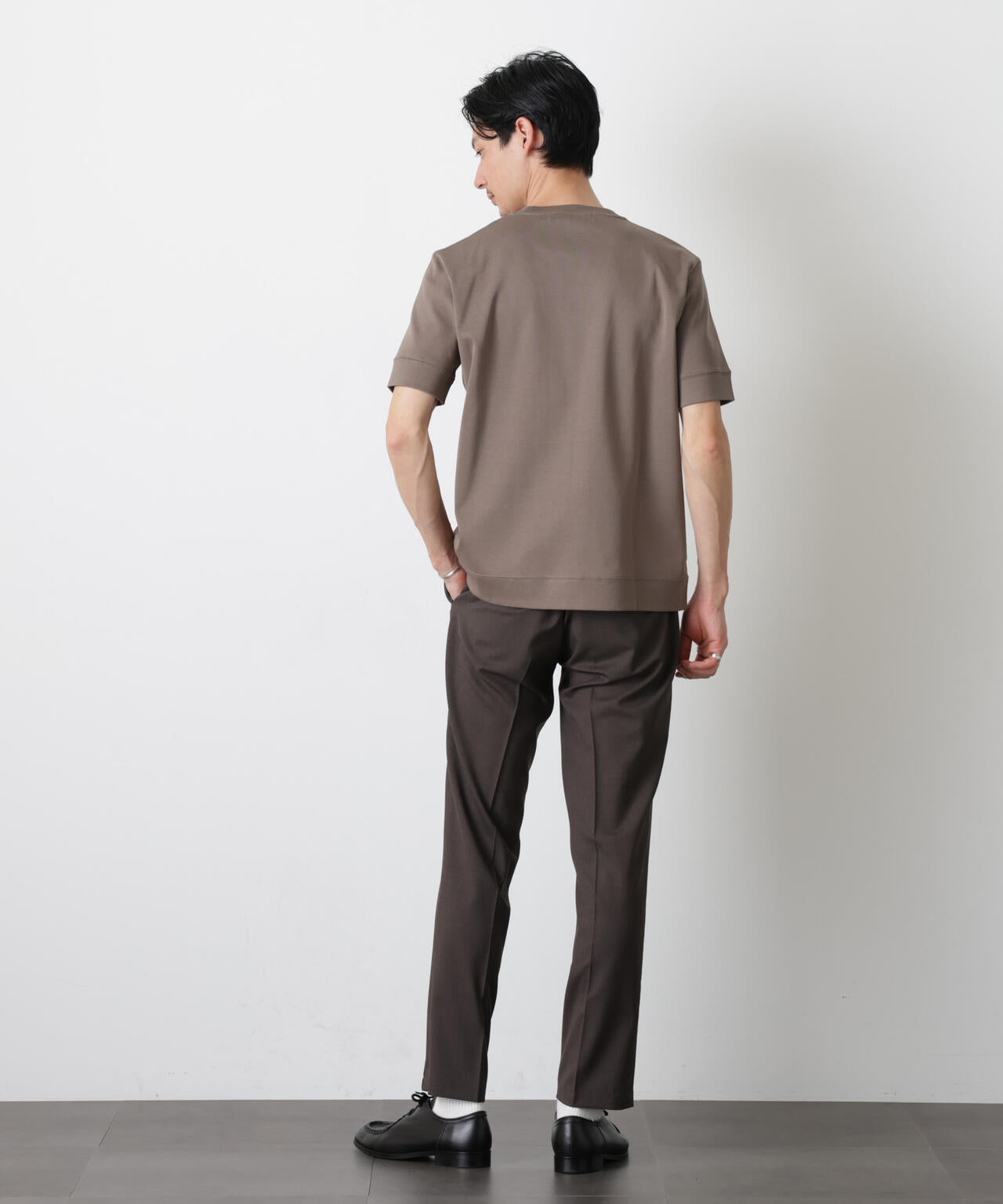 「FORMAL JERSEY」クルーネックカットソー半袖 6686124201