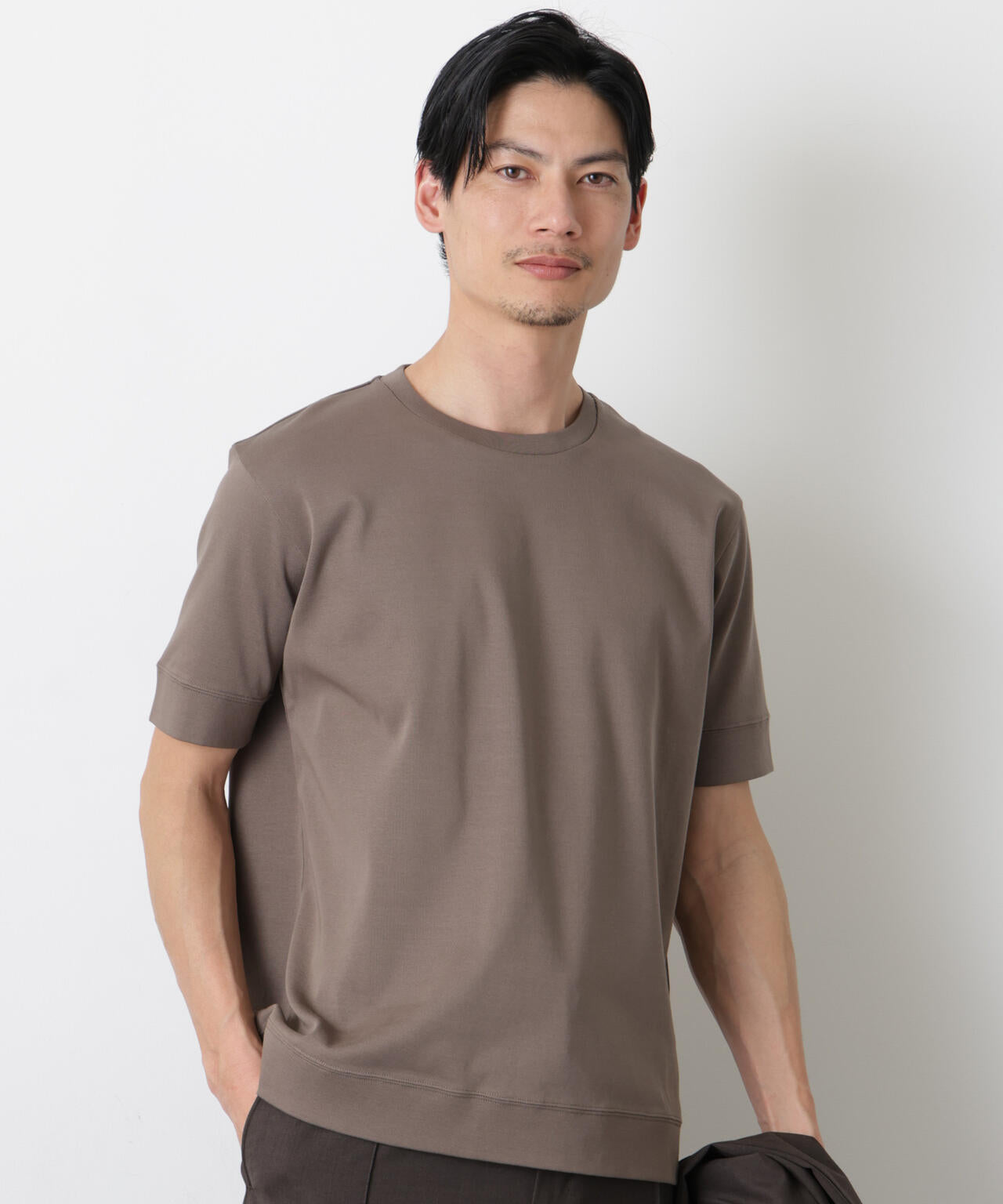 「FORMAL JERSEY」クルーネックカットソー半袖 6686124201