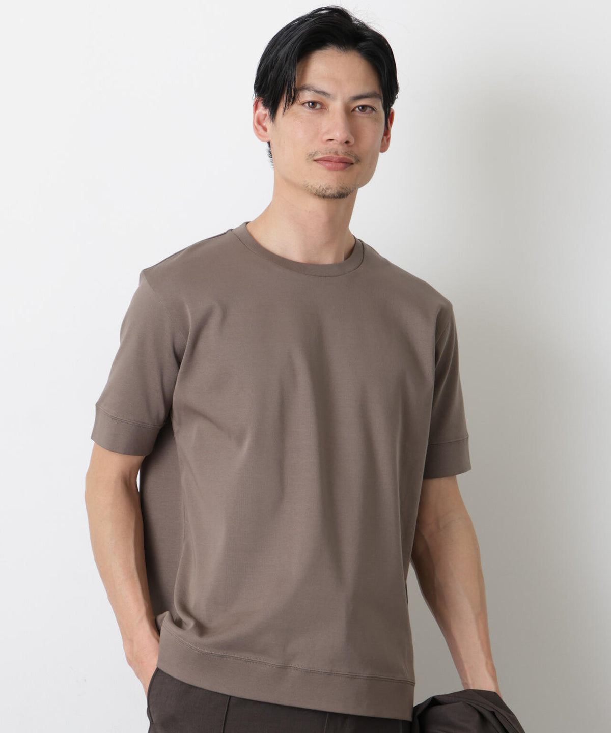 「FORMAL JERSEY」クルーネックカットソー半袖 6686124201