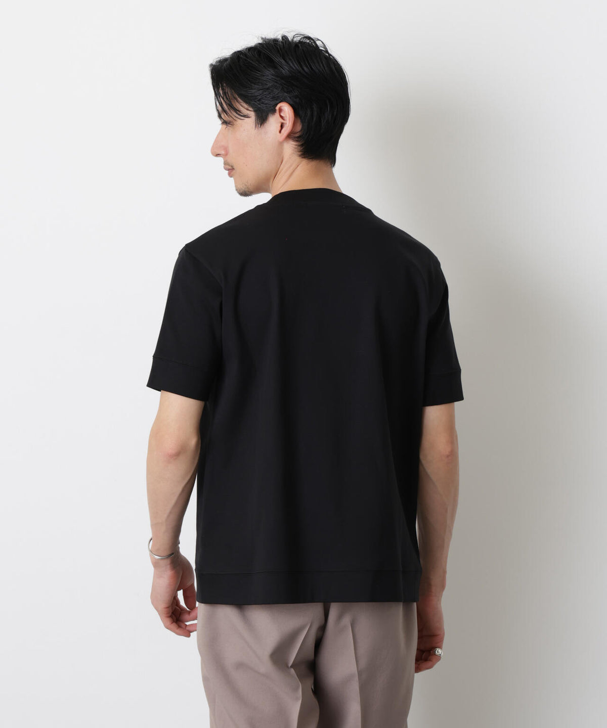 「FORMAL JERSEY」モックネックカットソー半袖 6686124202