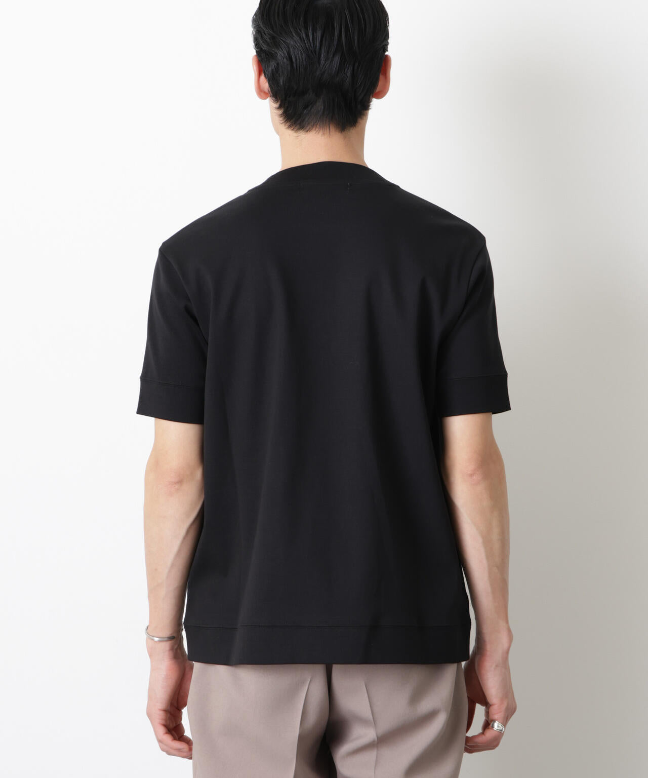 「FORMAL JERSEY」モックネックカットソー半袖 6686124202