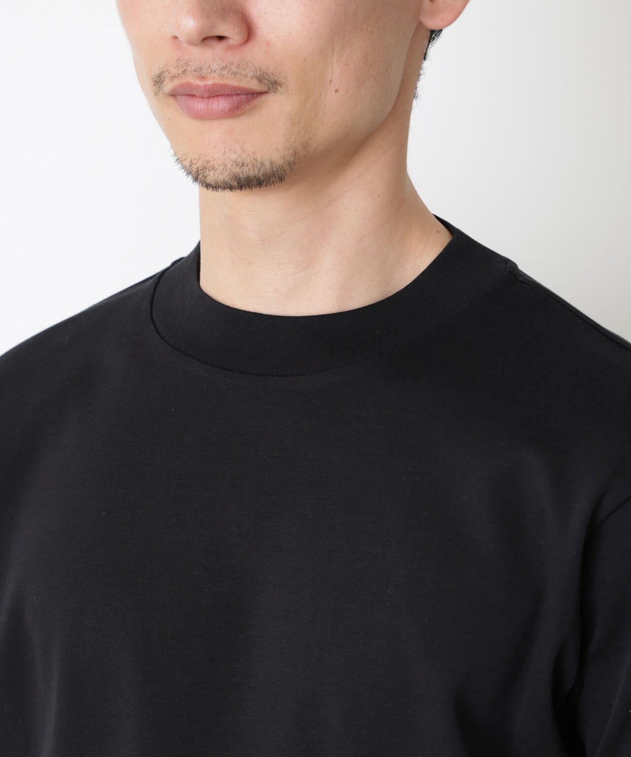 「FORMAL JERSEY」モックネックカットソー半袖 6686124202