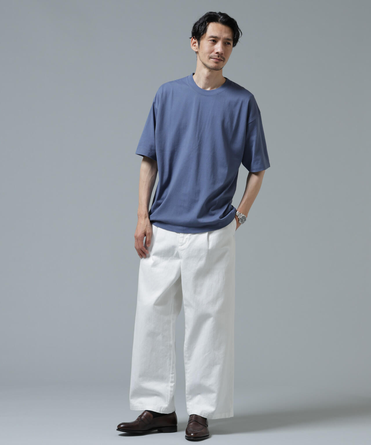 Anti Soaked(R) 汗染み防止 ミドルウェイト 7.1oz ビッグシルエットTシャツ 6686124207