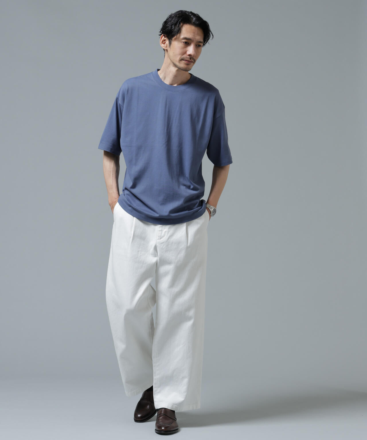 Anti Soaked(R) 汗染み防止 ミドルウェイト 7.1oz ビッグシルエットTシャツ 6686124207