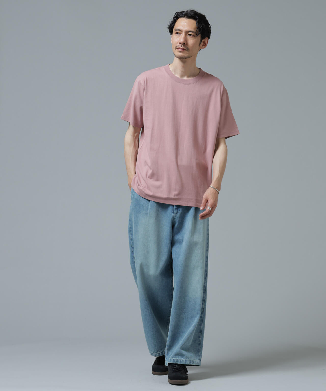 Anti Soaked(R) 汗染み防止 ライトウェイト 5.6oz ミドルシルエットTシャツ 6686124208