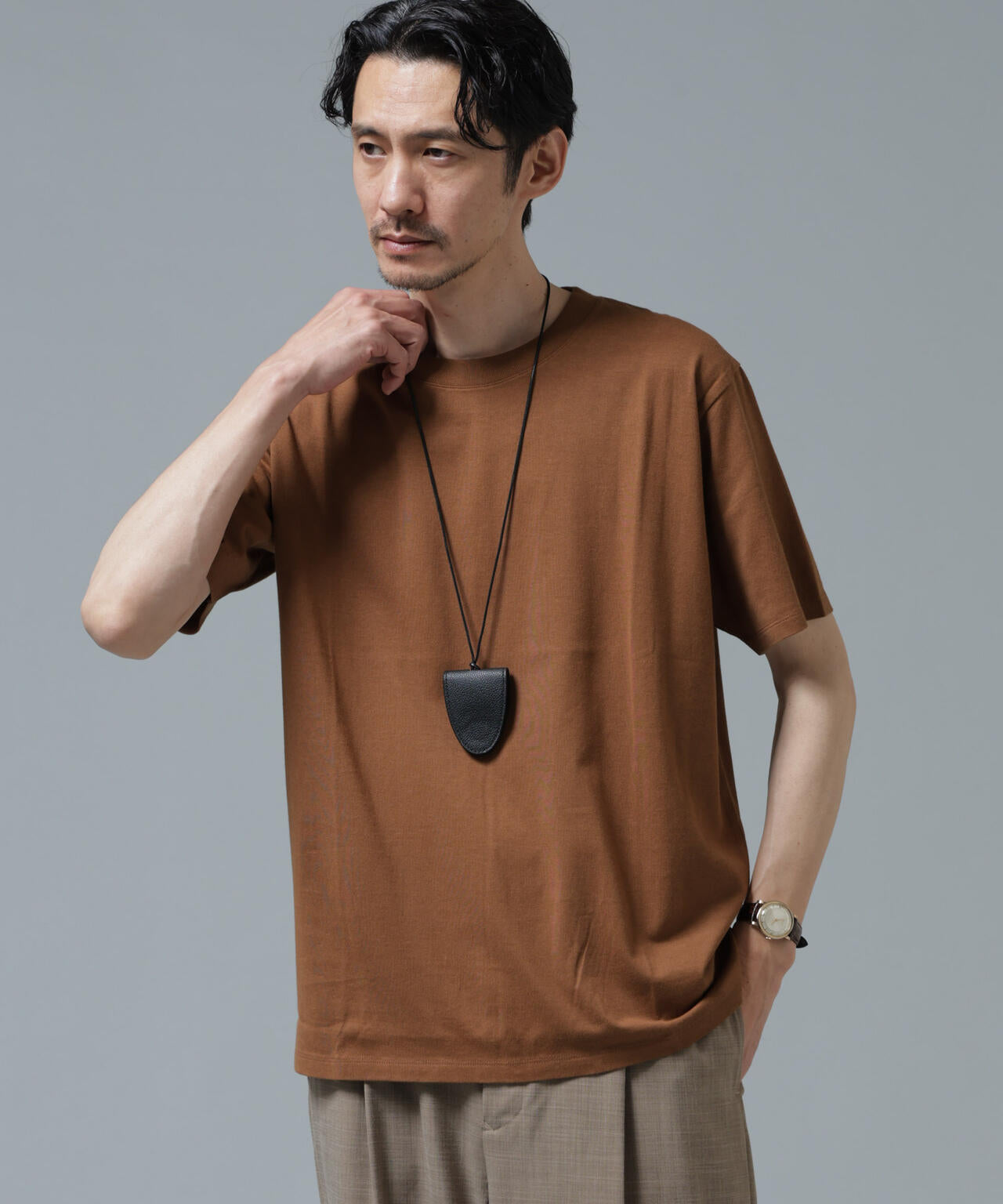 Anti Soaked(R) 汗染み防止 ライトウェイト 5.6oz ミドルシルエットTシャツ 6686124208