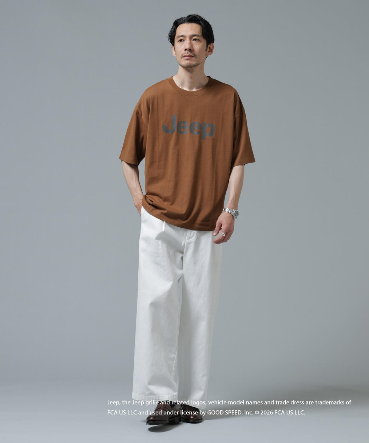 GOOD ROCK SPEED×Anti Soaked(R) 汗染み防止 ジープ Tシャツ 6686124214