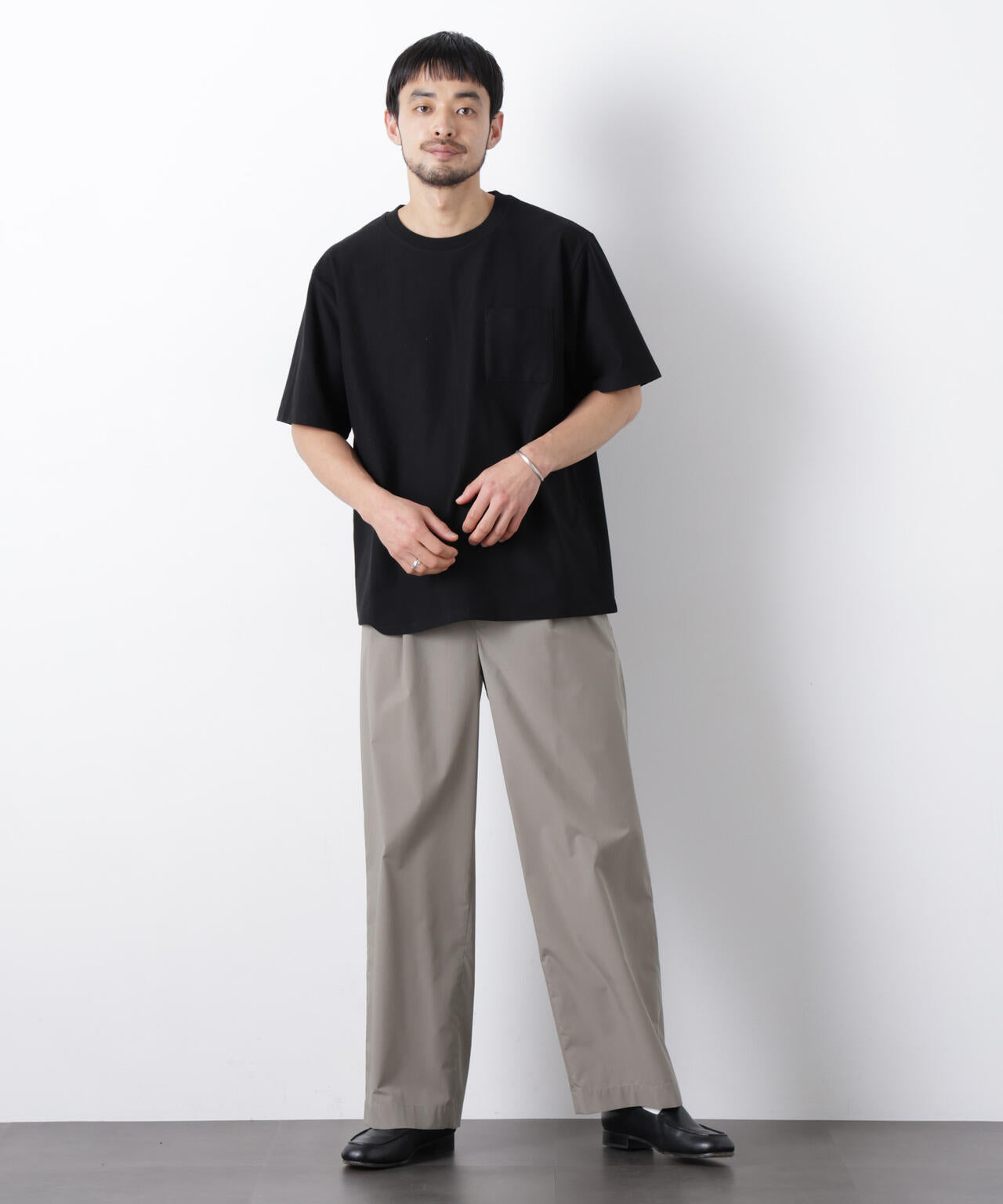 「Meaningful Continuity」coveross(R) ツイル調 冷感プレーティング天竺 ポケットTシャツ 6686124224