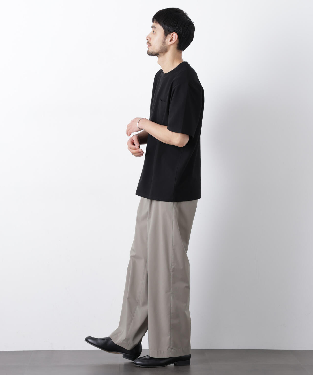 「Meaningful Continuity」coveross(R) ツイル調 冷感プレーティング天竺 ポケットTシャツ 6686124224