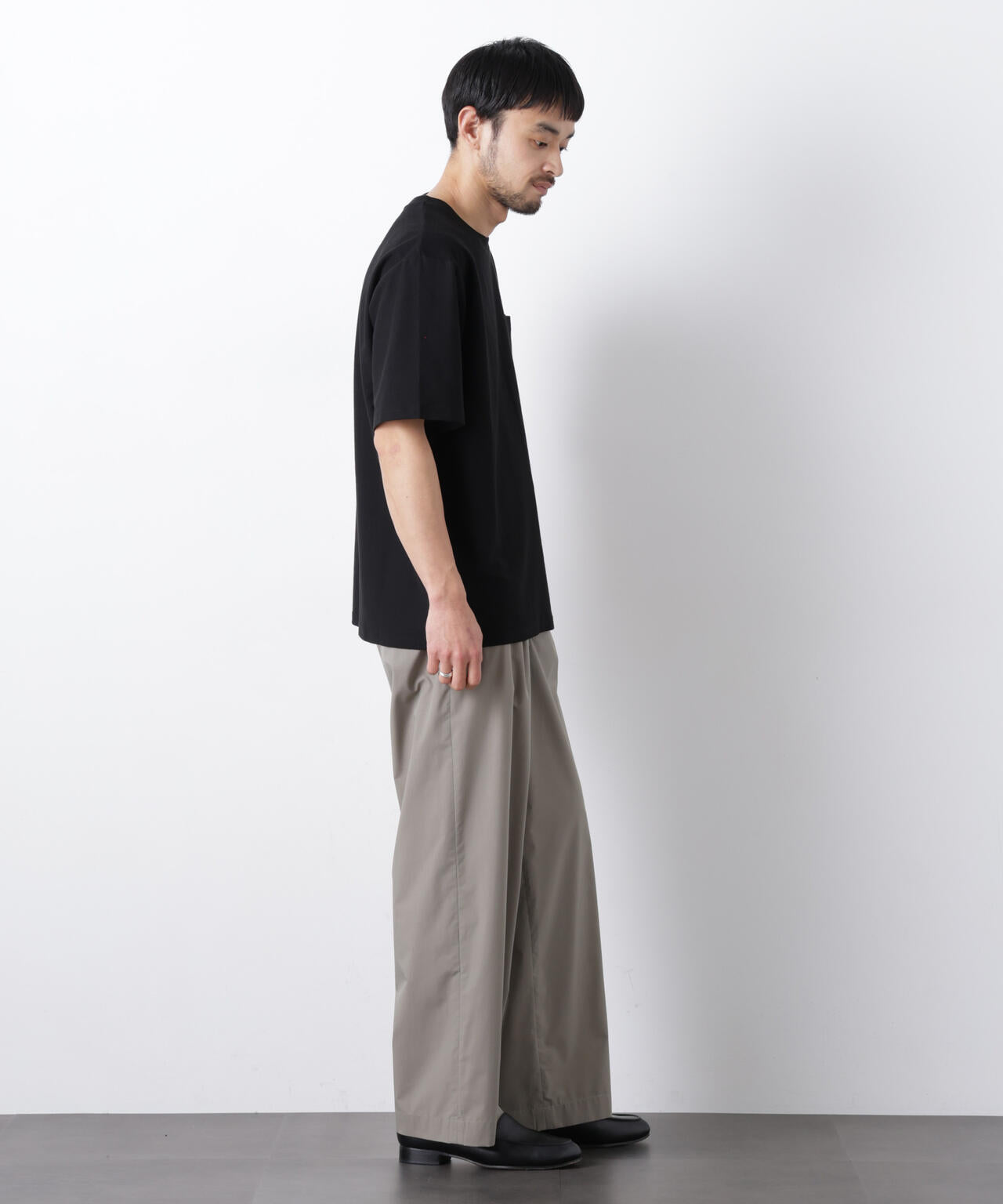 「Meaningful Continuity」coveross(R) ツイル調 冷感プレーティング天竺 ポケットTシャツ 6686124224