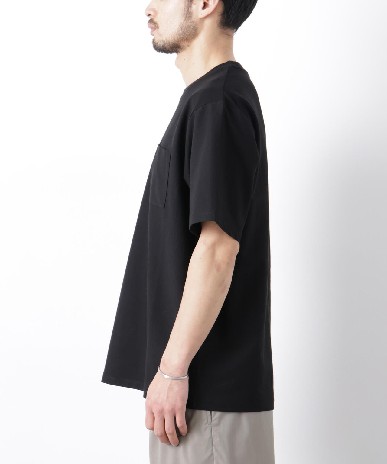 「Meaningful Continuity」coveross(R) ツイル調 冷感プレーティング天竺 ポケットTシャツ 6686124224
