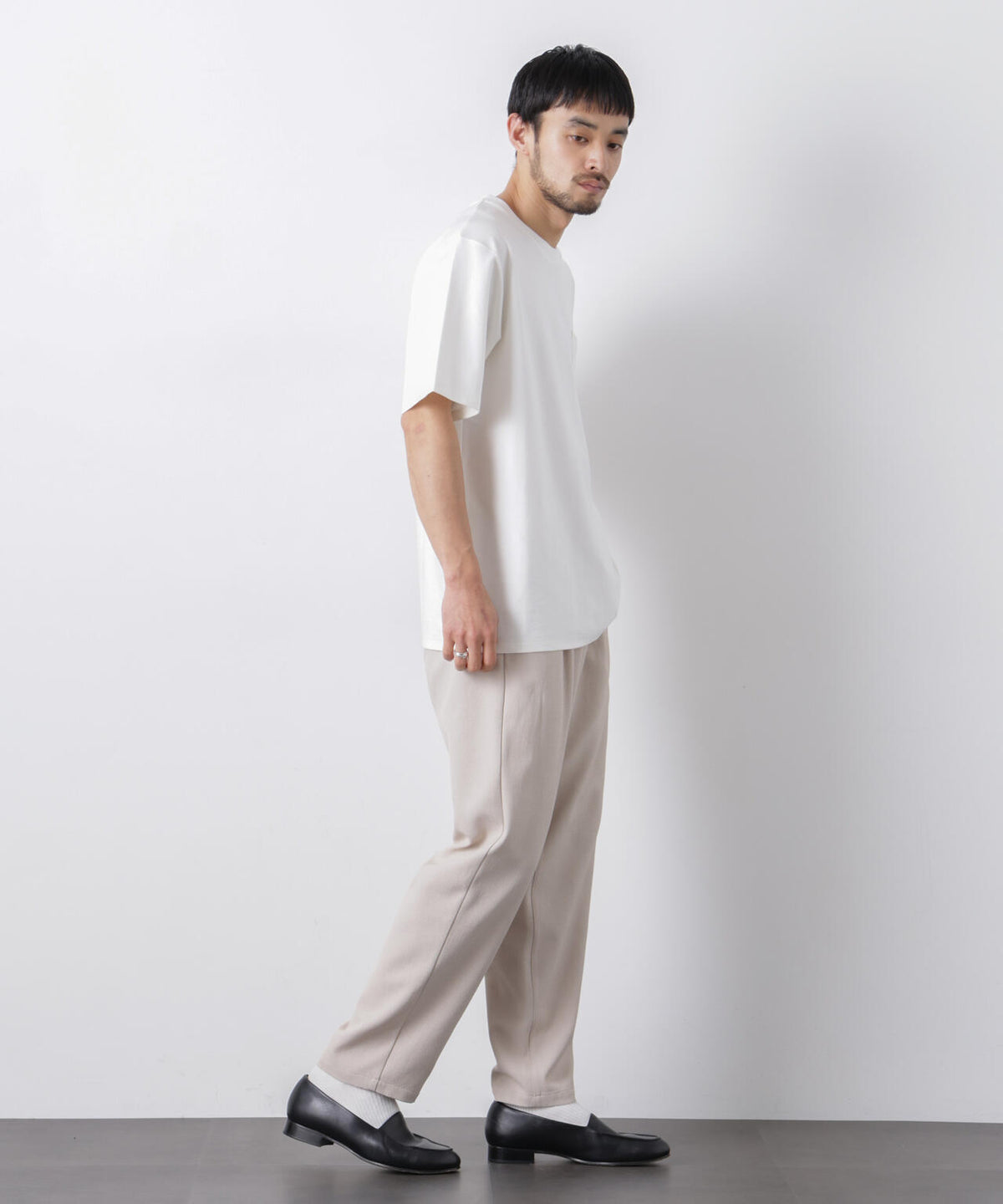 「Meaningful Continuity」coveross(R) ツイル調 冷感プレーティング天竺 ポケットTシャツ 6686124224