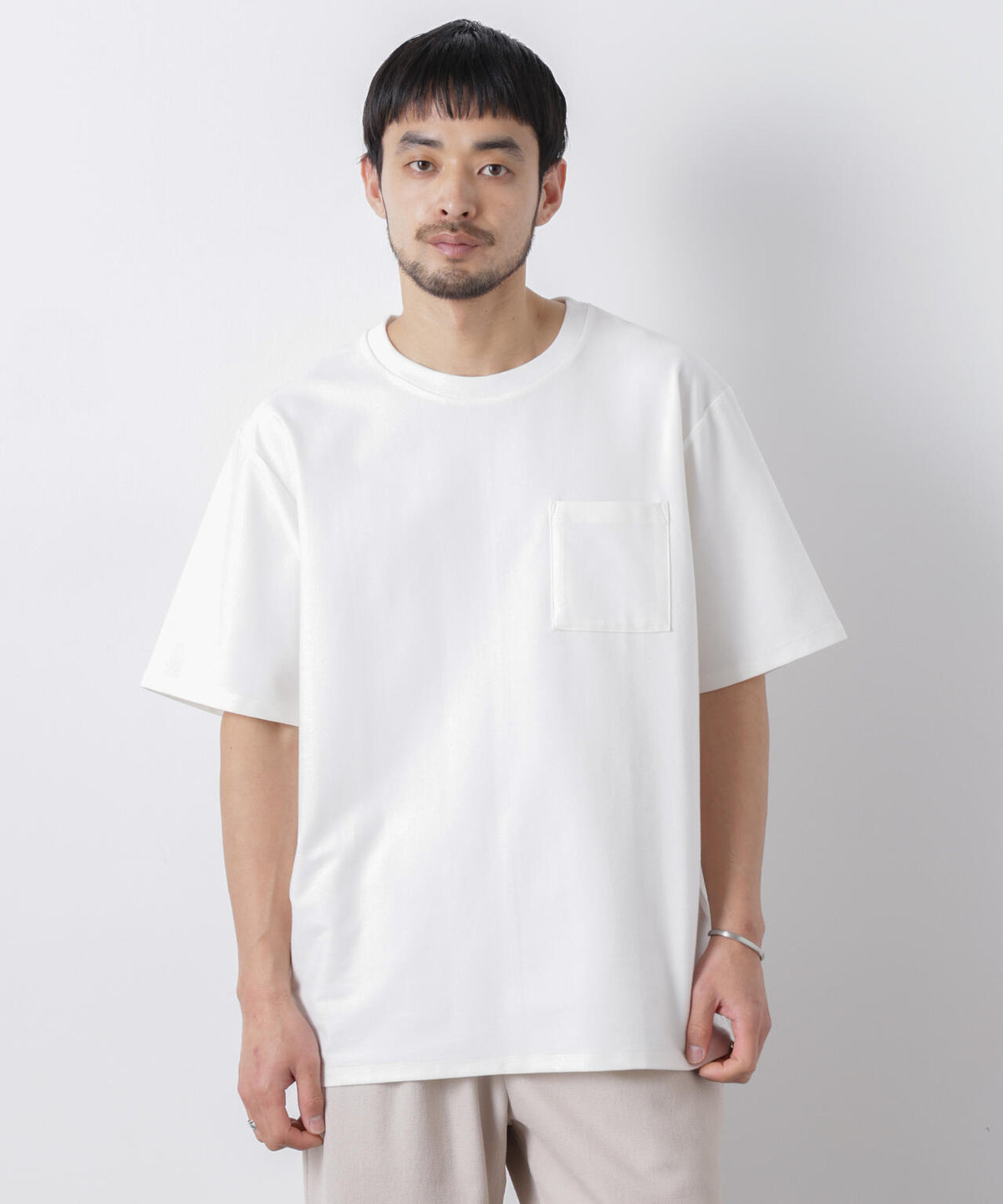 「Meaningful Continuity」coveross(R) ツイル調 冷感プレーティング天竺 ポケットTシャツ 6686124224
