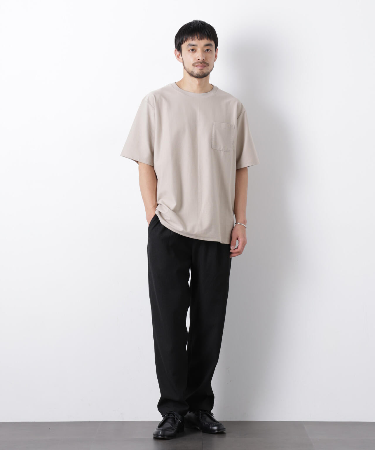 「Meaningful Continuity」coveross(R) ツイル調 冷感プレーティング天竺 ポケットTシャツ 6686124224