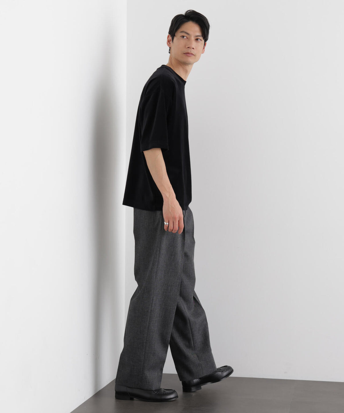 ベロア クルーネック Tシャツ 半袖 6686124226