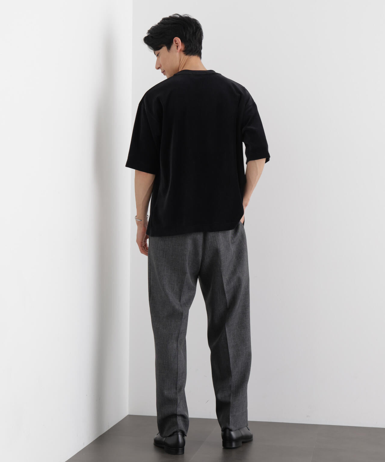 ベロア クルーネック Tシャツ 半袖 6686124226