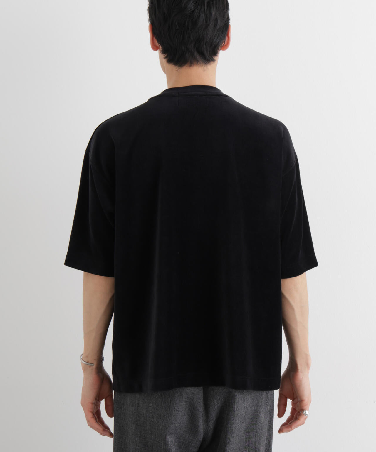 ベロア クルーネック Tシャツ 半袖 6686124226