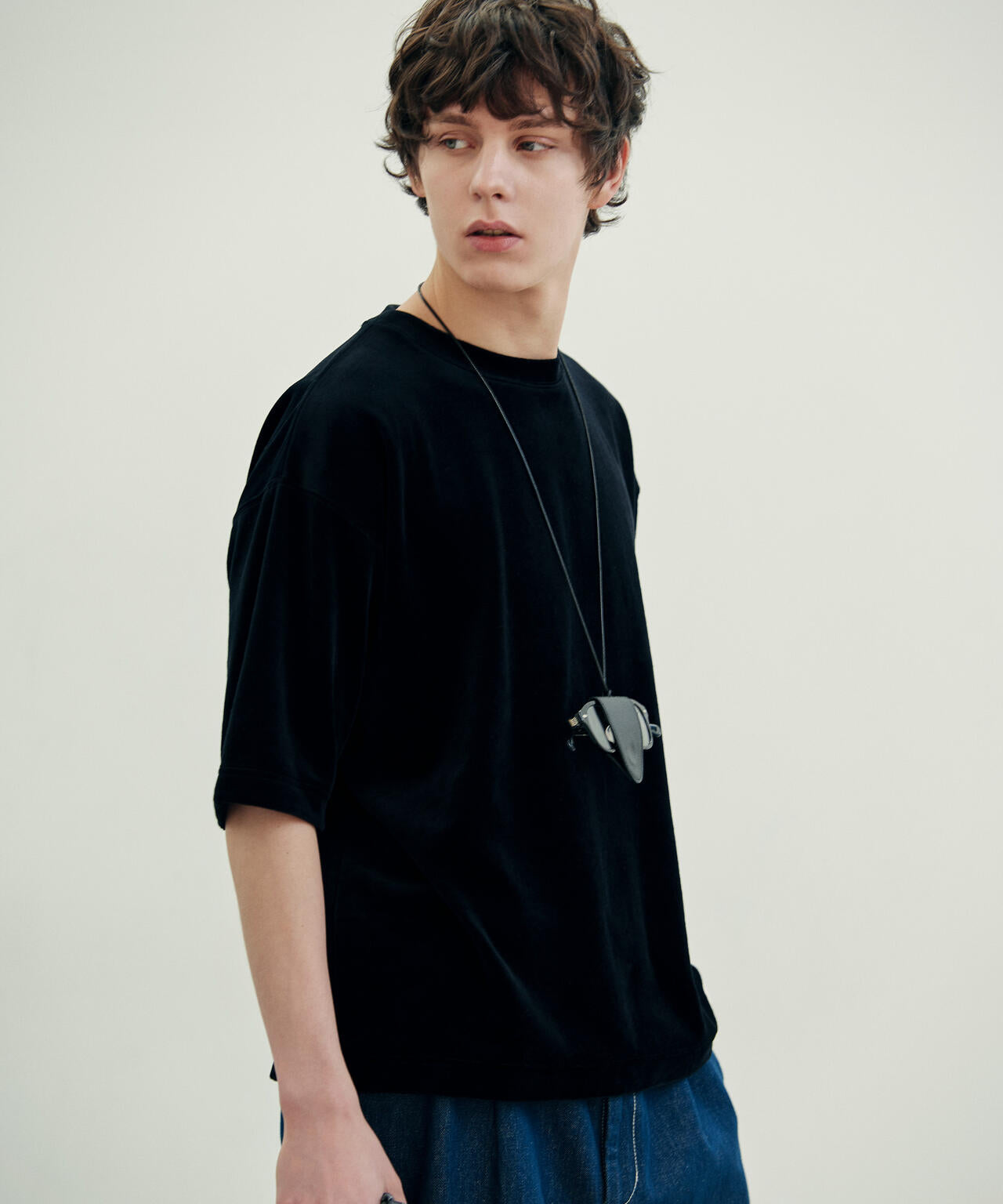 ベロア クルーネック Tシャツ 半袖 6686124226