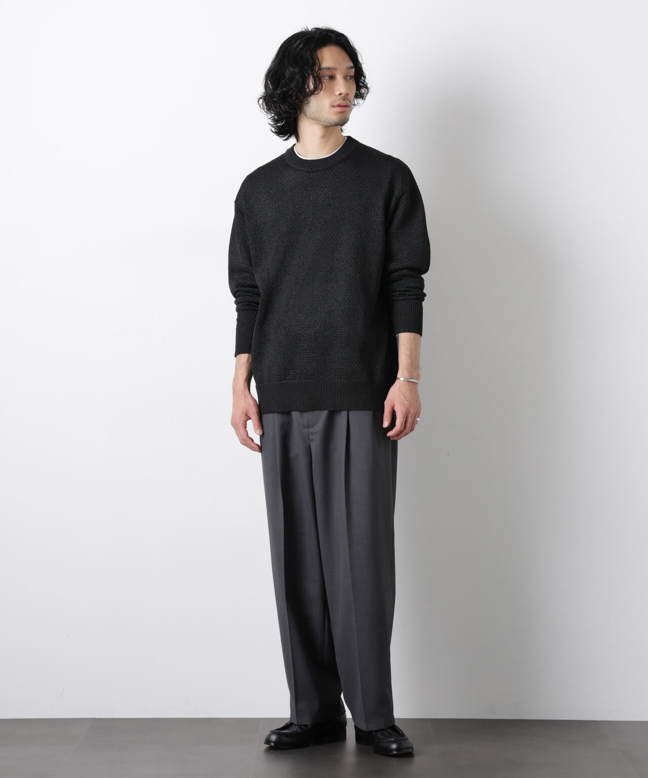 「大人のワイドパンツ」ドライギャバワイドイージースラックス 6686127201