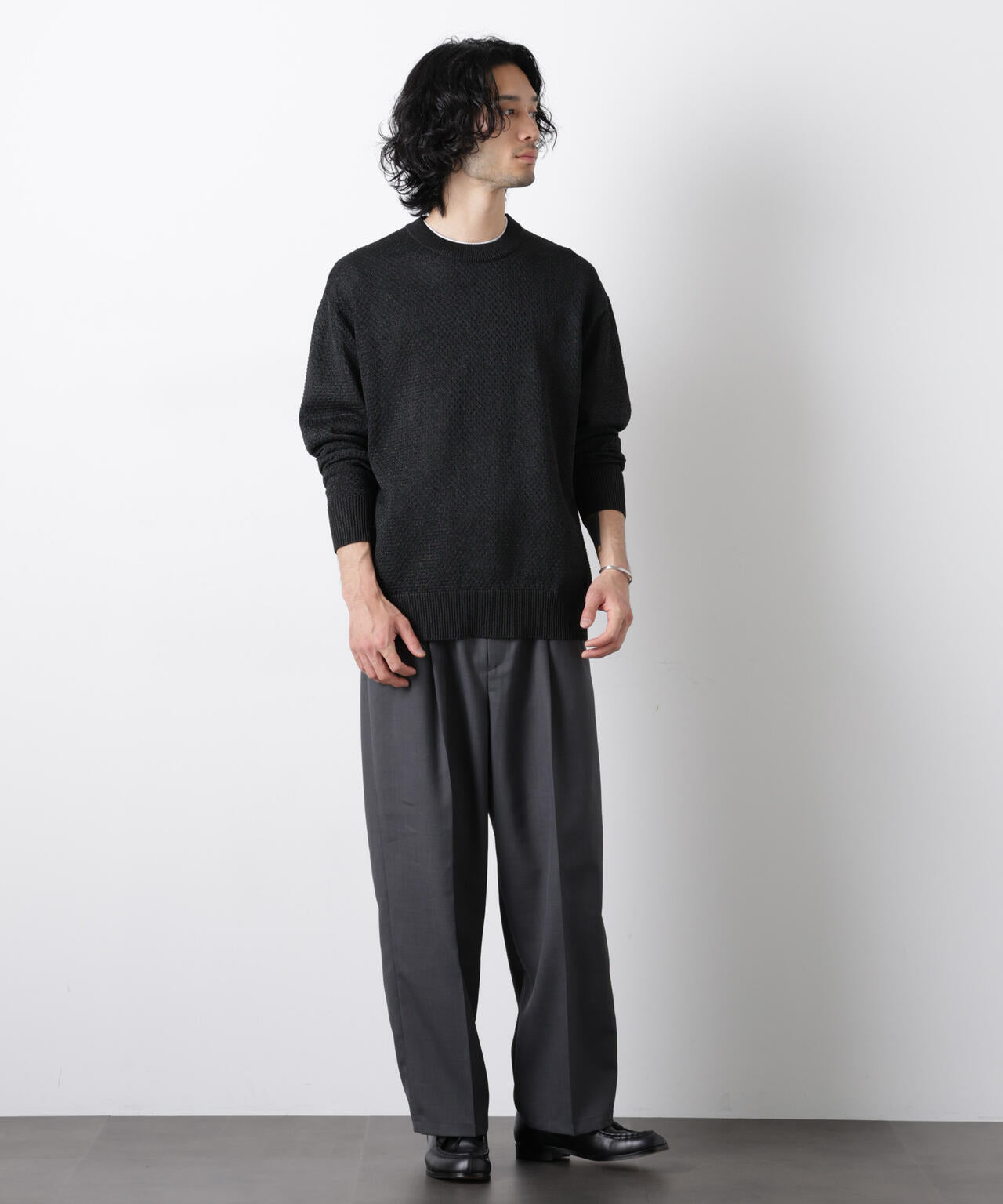 「大人のワイドパンツ」ドライギャバワイドイージースラックス 6686127201