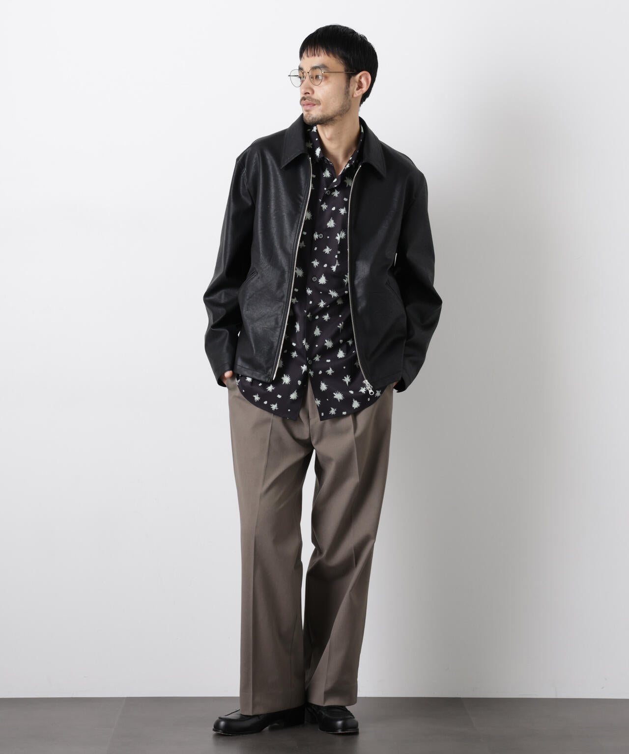 Reflax(R)オックスストレートパンツ(セットアップ可) 6686127203