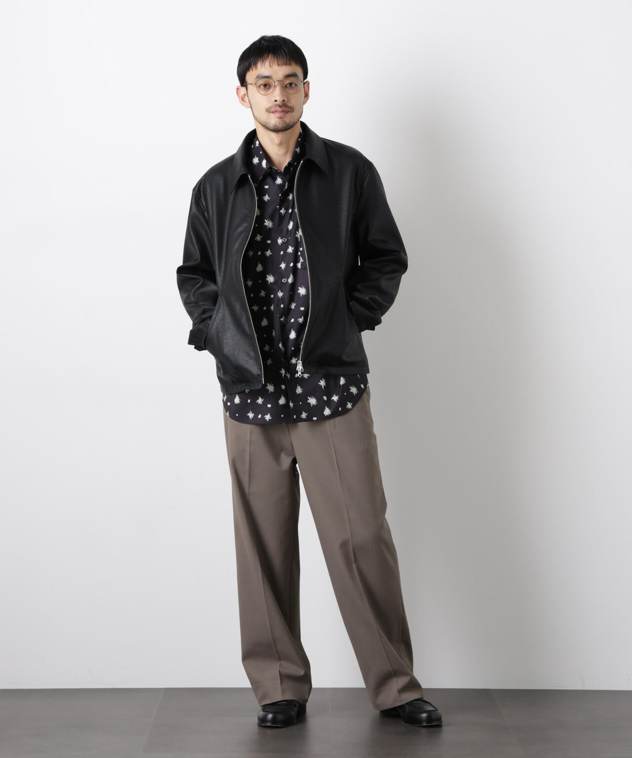 Reflax(R)オックスストレートパンツ(セットアップ可) 6686127203