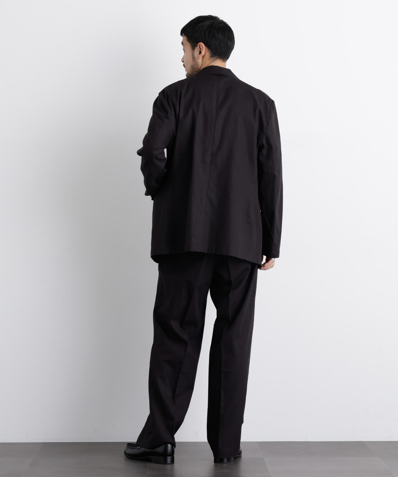 「FRENCH LINEN」 リネンコットンストレートパンツ(セットアップ可) 6686127205