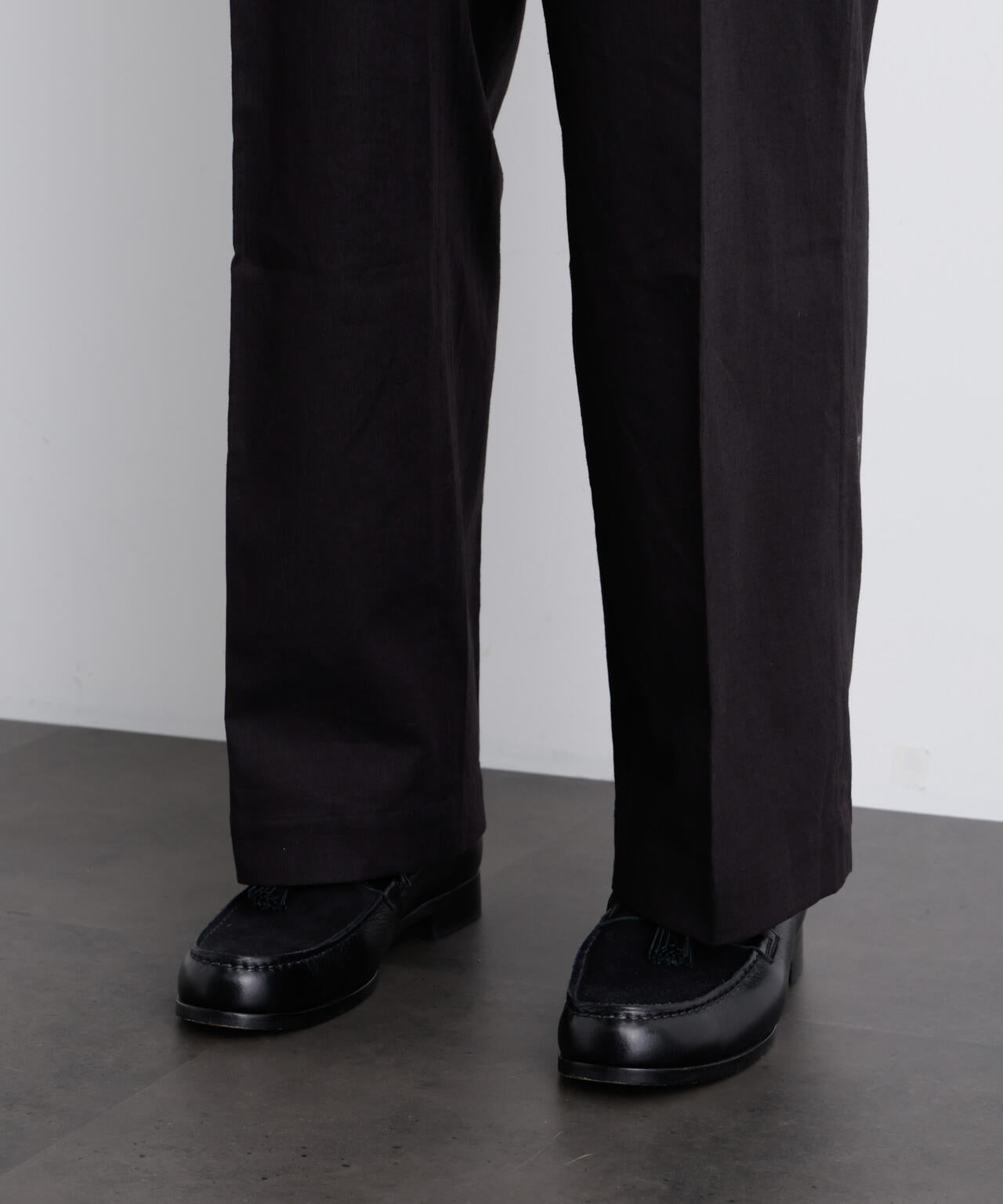 「FRENCH LINEN」 リネンコットンストレートパンツ(セットアップ可) 6686127205