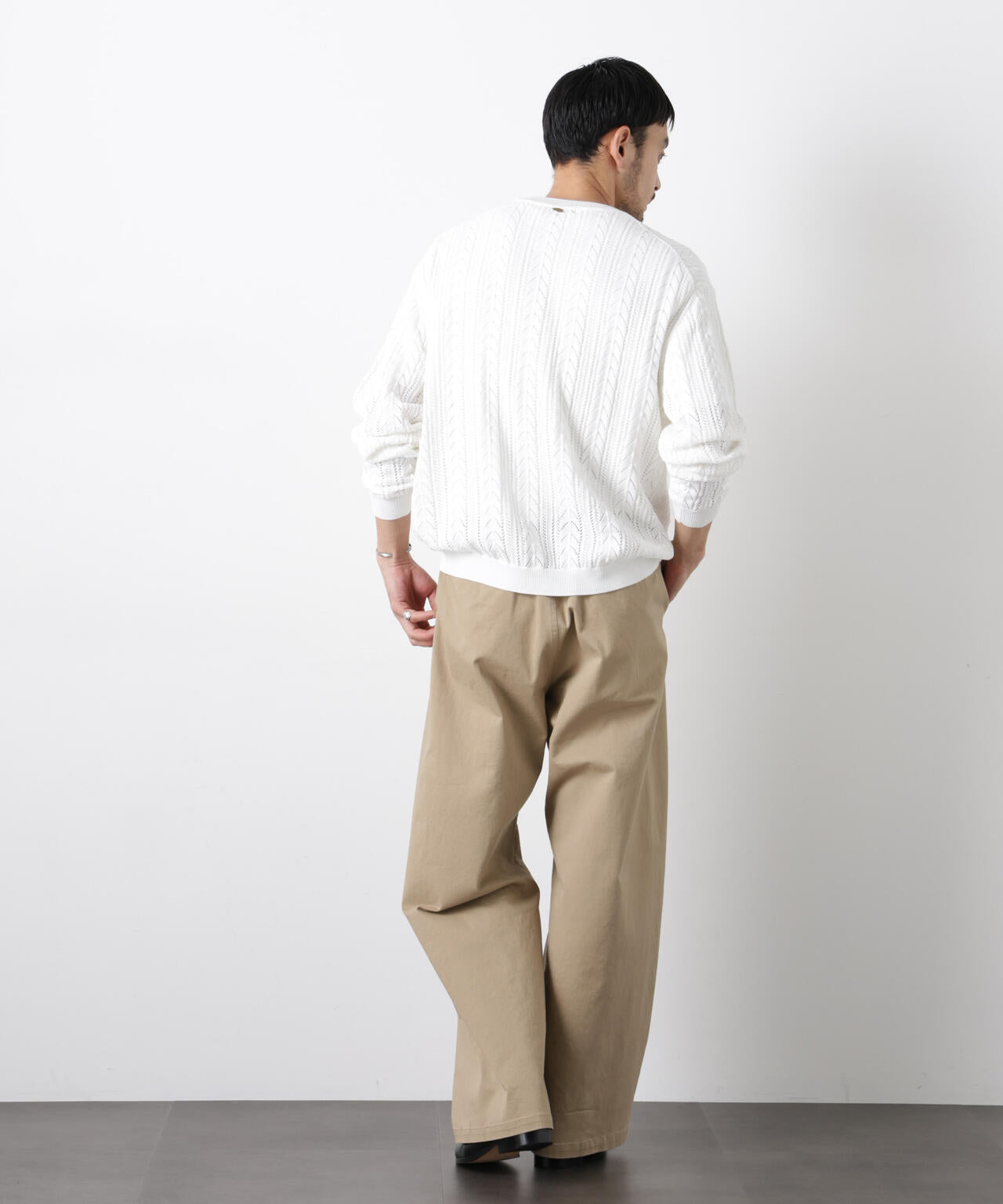 「ASSEMBLANC」ベルテッド3Dパンツ 6686127211