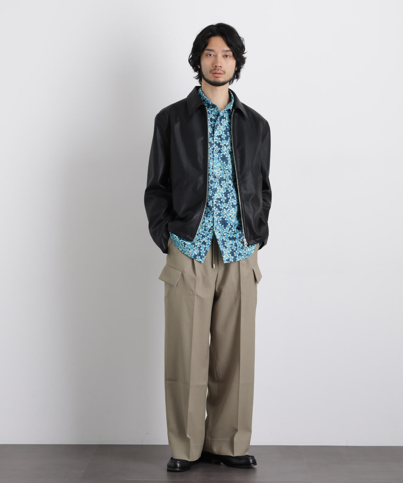 「Gavante」ドライギャバワイドカーゴパンツ 6686127216