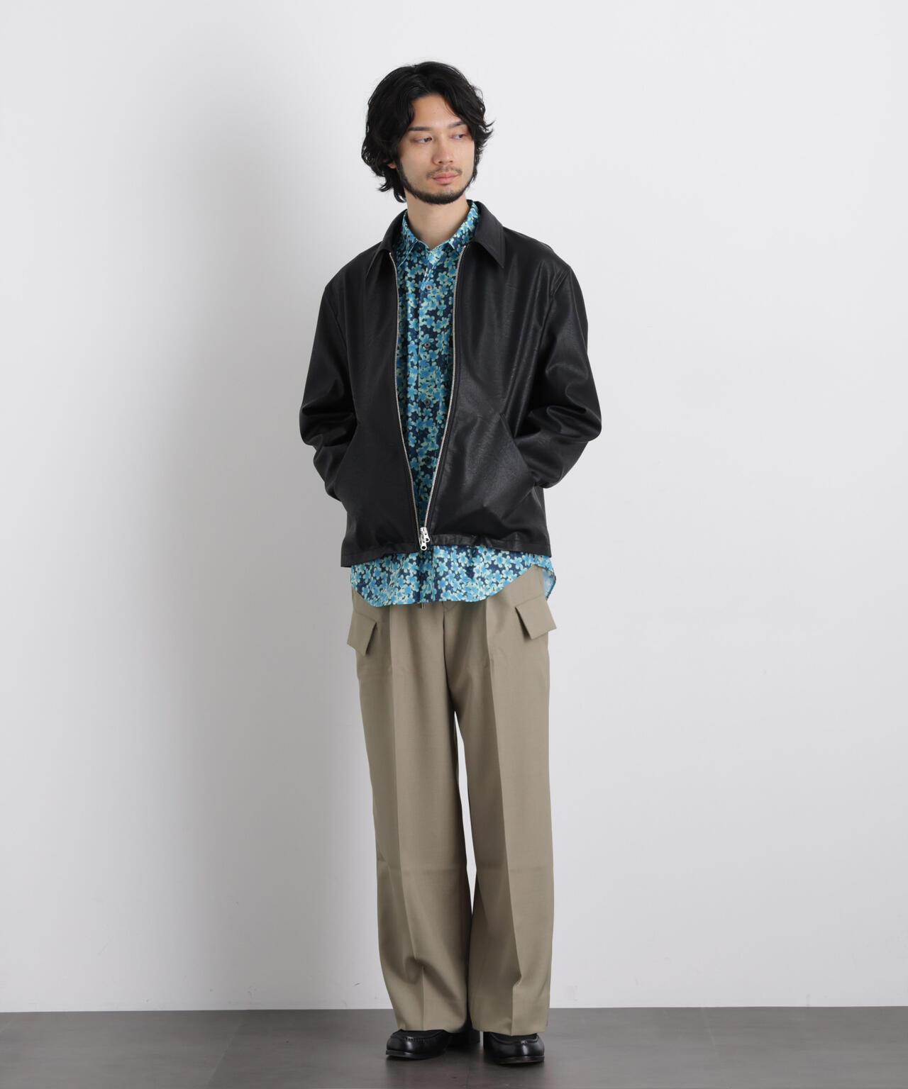 「Gavante」ドライギャバワイドカーゴパンツ 6686127216