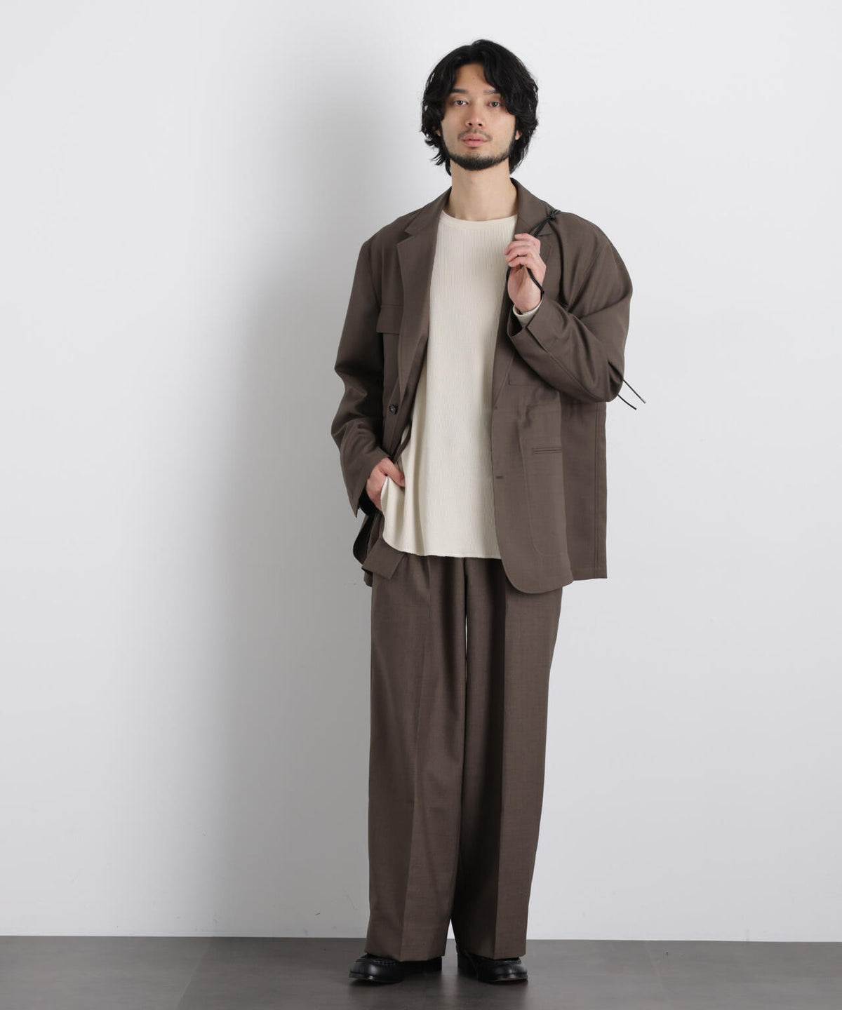 「Gavante」ドライギャバワイドカーゴパンツ 6686127216