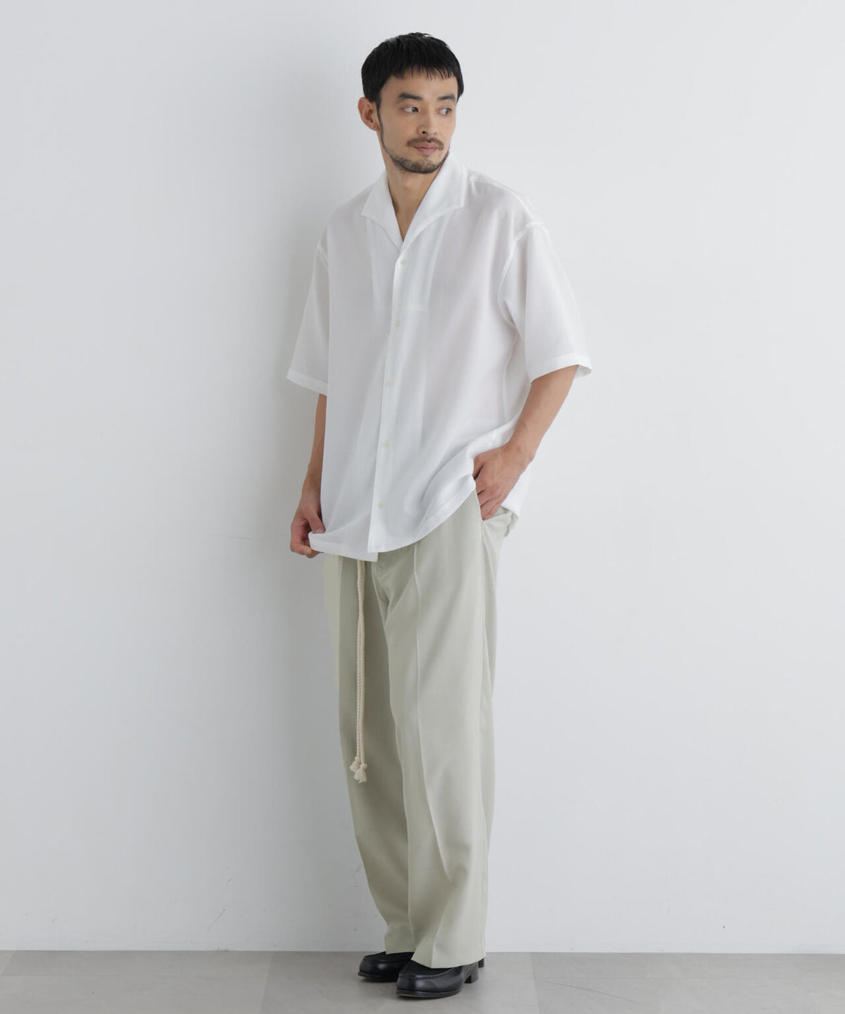 「メランジドライ」ワイドスラックス(セットアップ可) 6686127217