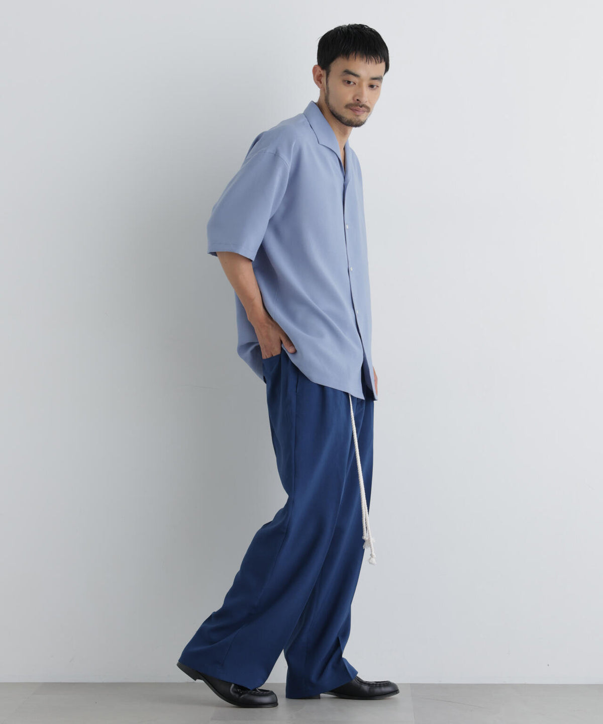 「メランジドライ」ワイドスラックス(セットアップ可) 6686127217