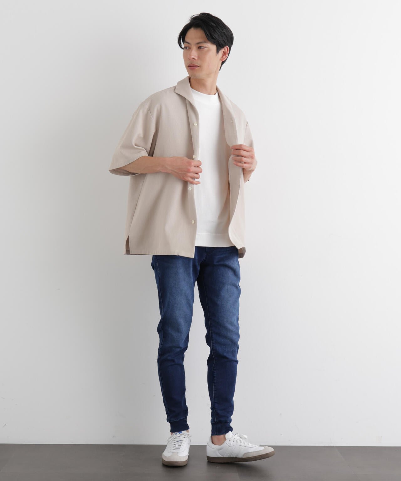 「Meaningful Continuity」 ストレッチデニムジョガーパンツ 6686127220