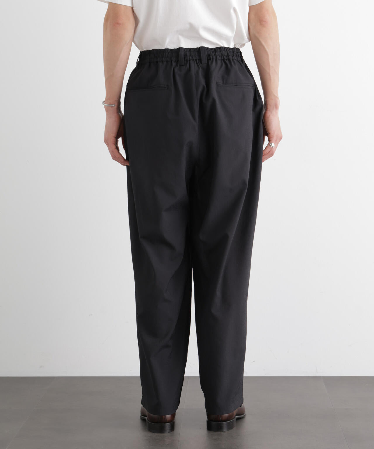 テクニカルリネンライク2タックイージースラックス/吸水速乾・接触冷感・UVカット(セットアップ可) 6686127221