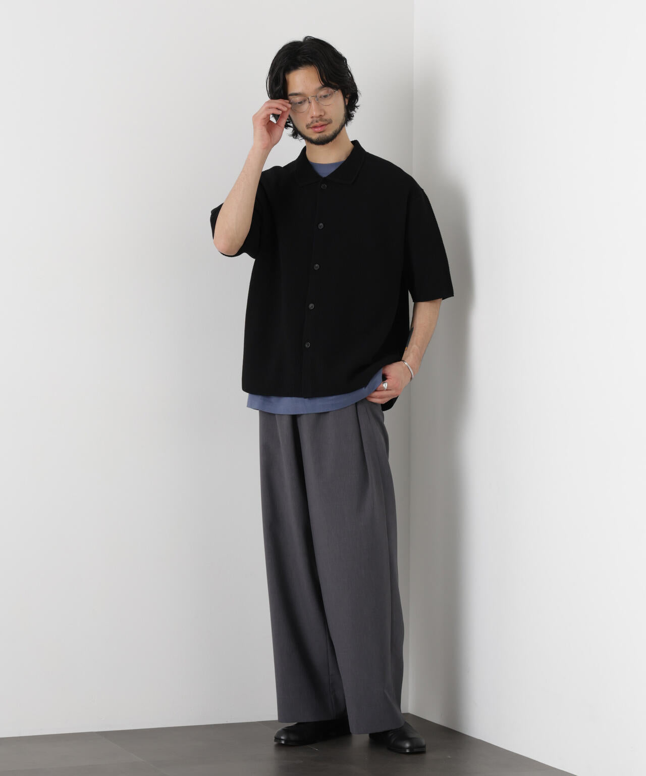 「OtoNANO」大人のワイドパンツ Reflax(R) ECOウエザークロスパンツ 6686127222