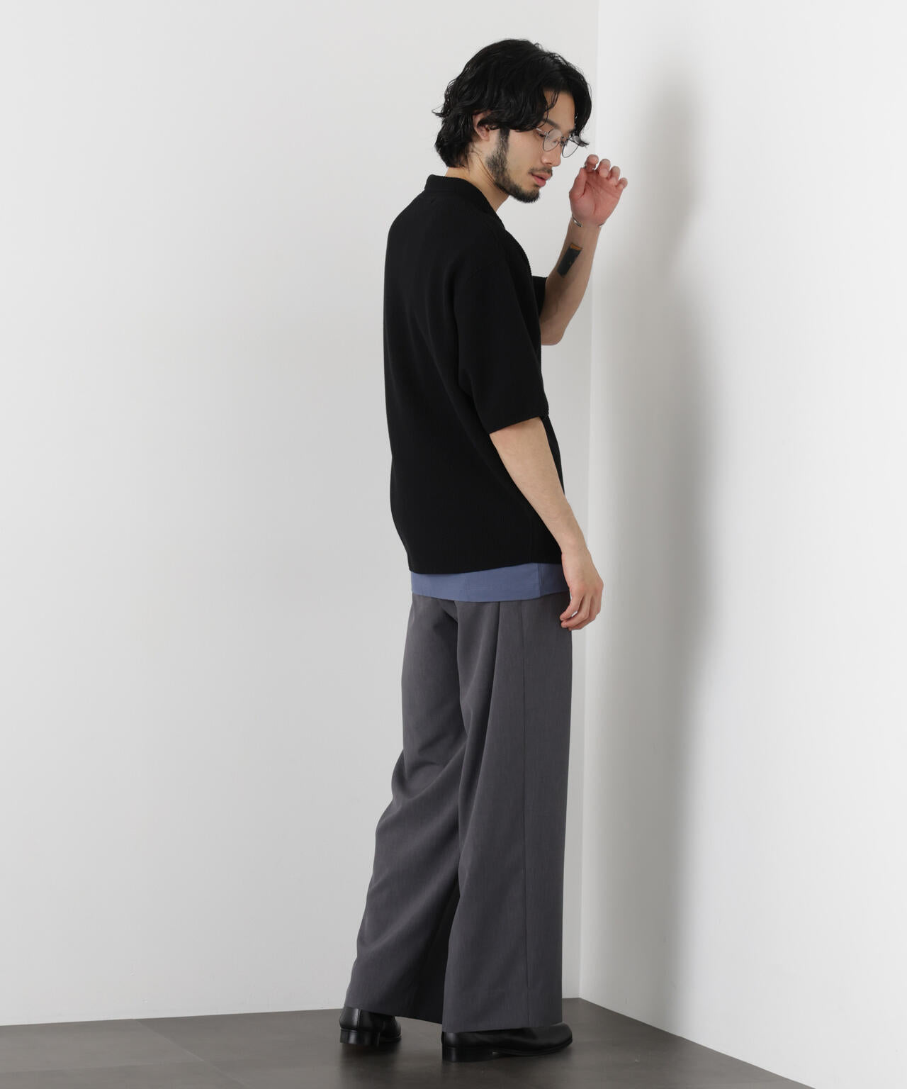 「OtoNANO」大人のワイドパンツ Reflax(R) ECOウエザークロスパンツ 6686127222
