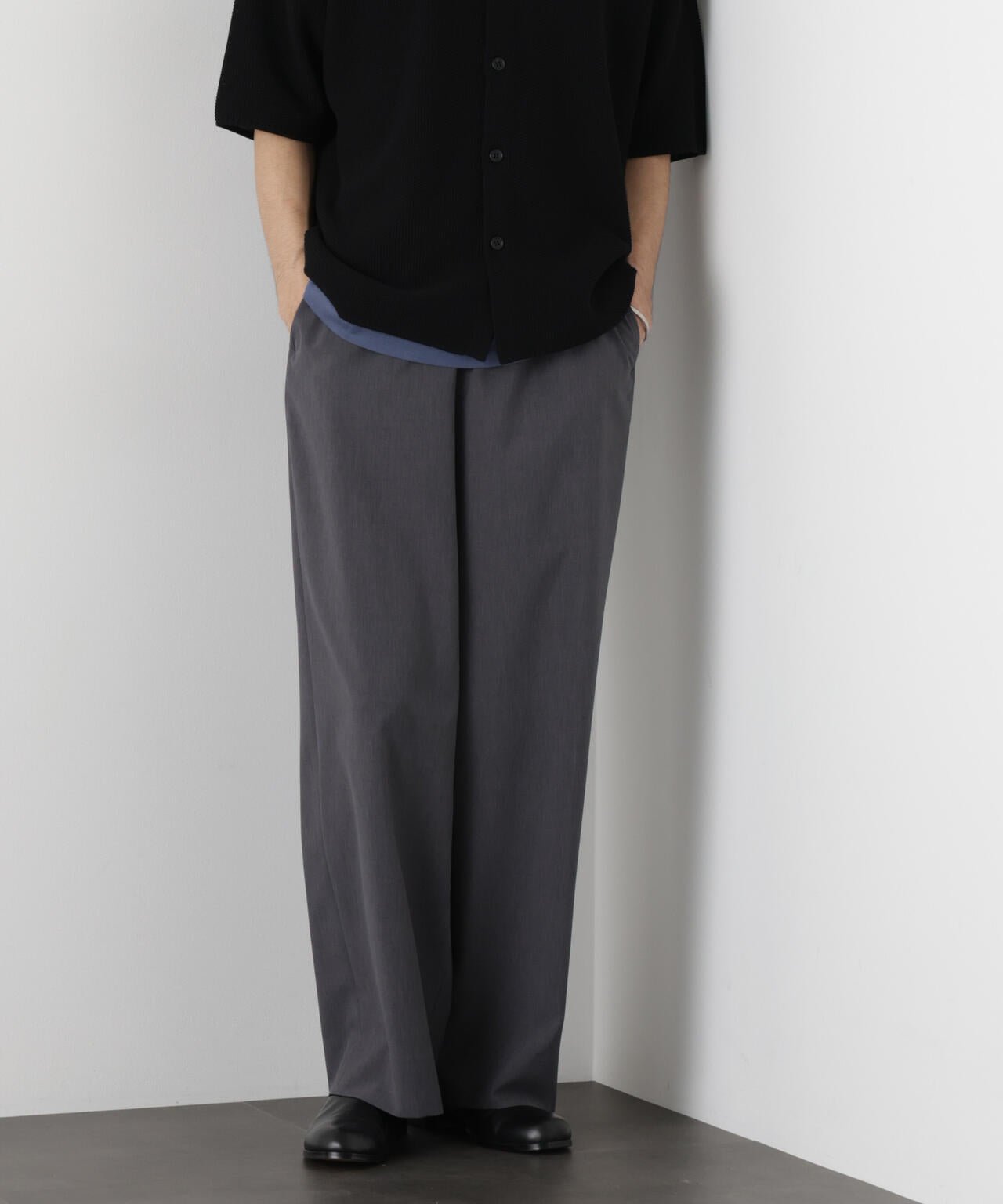 「OtoNANO」大人のワイドパンツ Reflax(R) ECOウエザークロスパンツ 6686127222