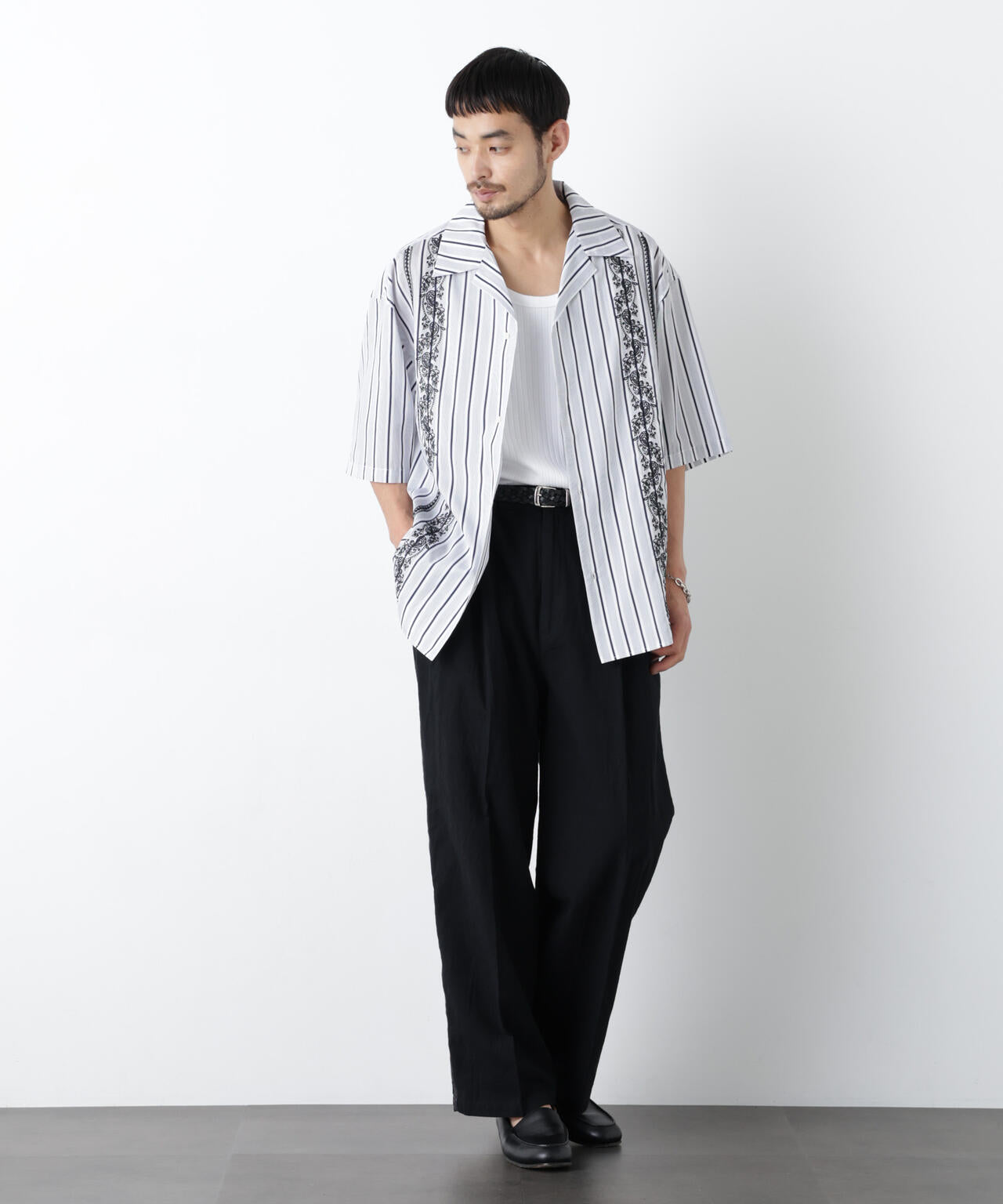 「OtoNANO」×masoret 側章パンツ 6686127229